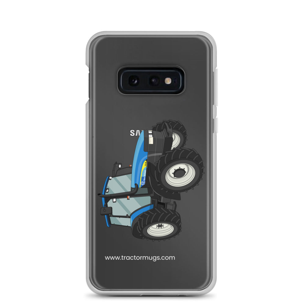 The Tractor Mugs Store Samsung Galaxy S10e New Holland TM 140 | Clear Case for Samsung® Quality Farmers Merch