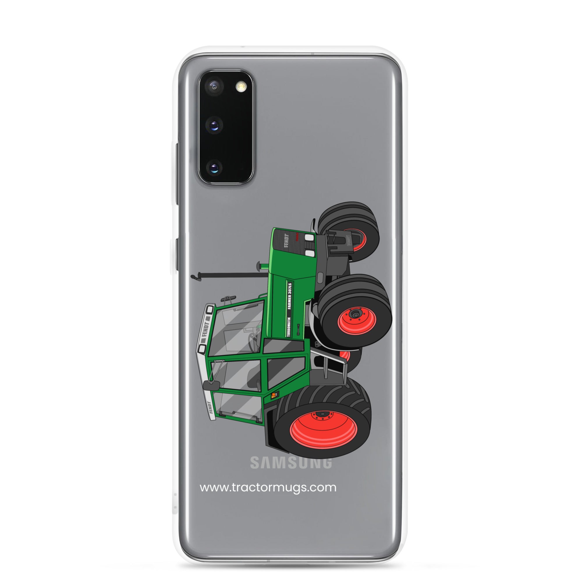 The Tractor Mugs Store Samsung Galaxy S20 Fendt Farmer TURBOMATIK 307 LSA | Clear Case for Samsung® Quality Farmers Merch