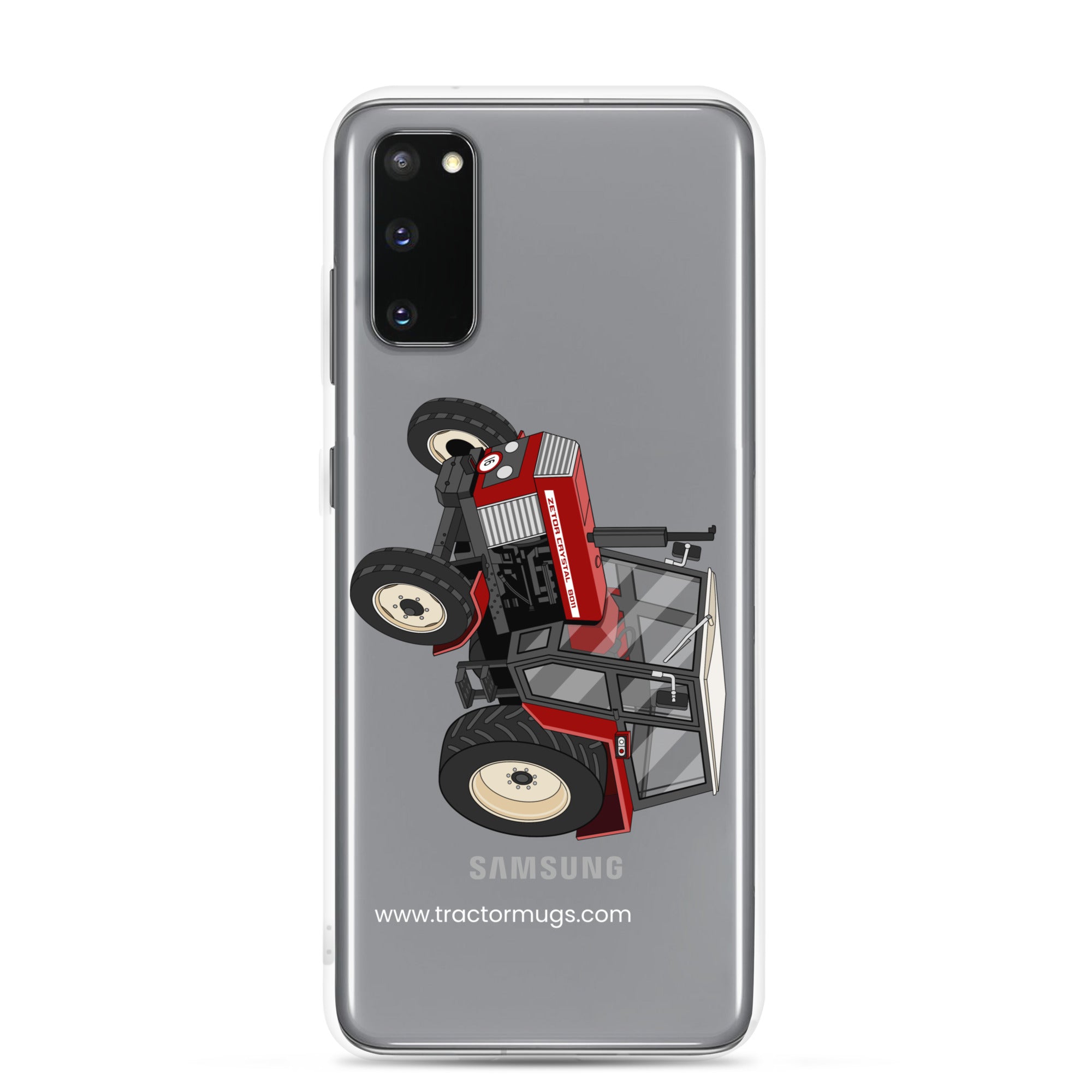 The Tractor Mugs Store Samsung Galaxy S20 Zetor Crystal 8011 | Clear Case for Samsung® Quality Farmers Merch