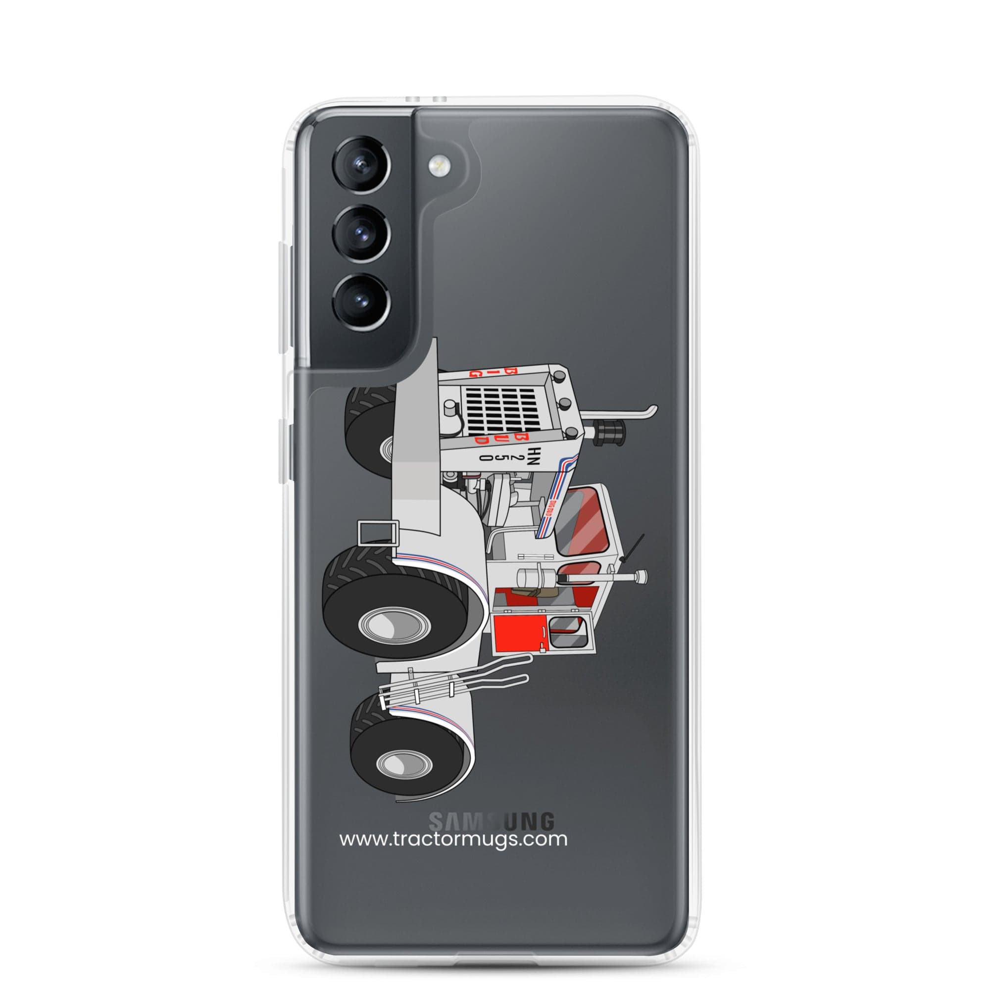 The Tractor Mugs Store Samsung Galaxy S21 Big Bud Tractor | Clear Case for Samsung® Quality Farmers Merch