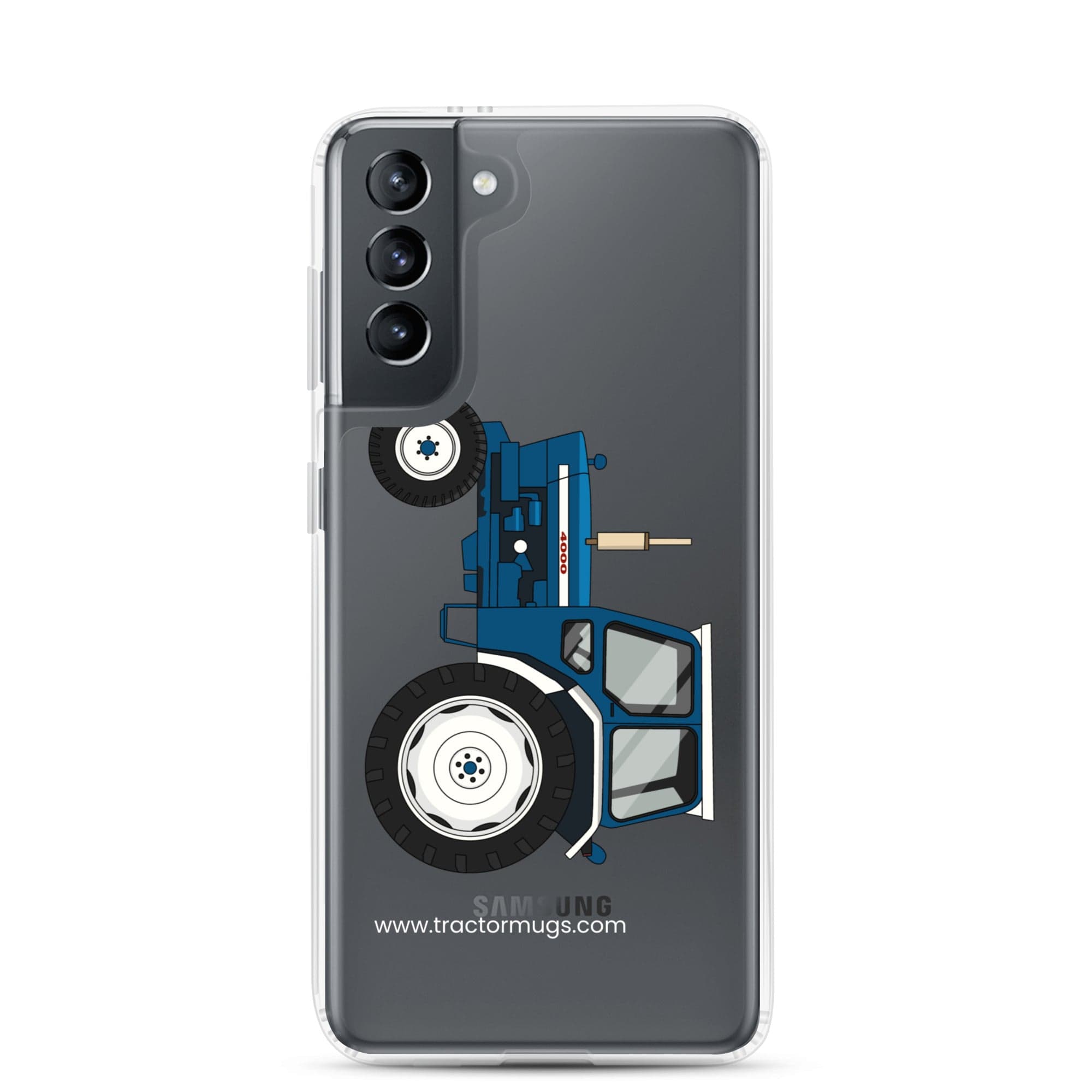 The Tractor Mugs Store Samsung Galaxy S21 Ford 4000 | Clear Case for Samsung® Quality Farmers Merch