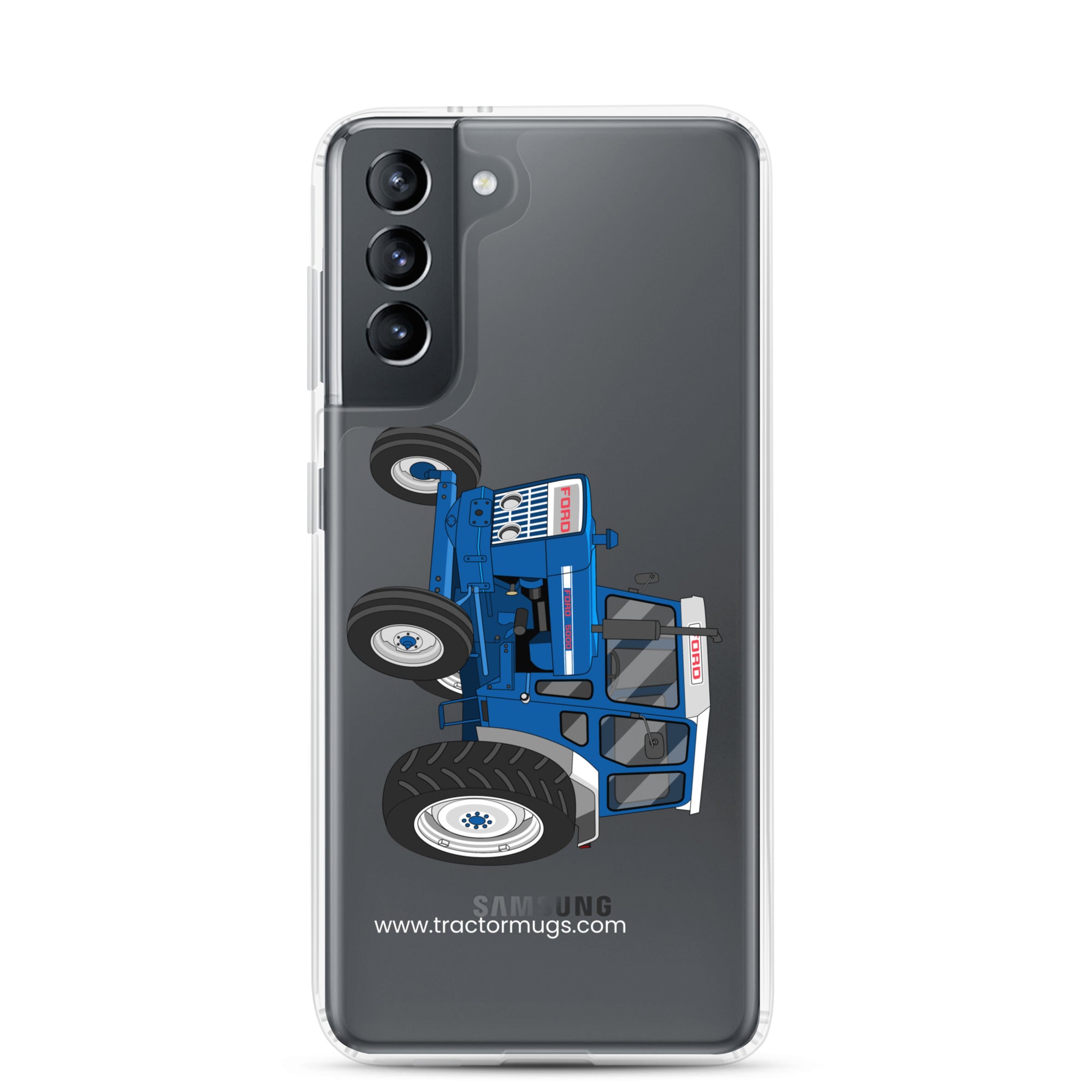 The Tractor Mugs Store Samsung Galaxy S21 Ford 5000 | Clear Case for Samsung® Quality Farmers Merch