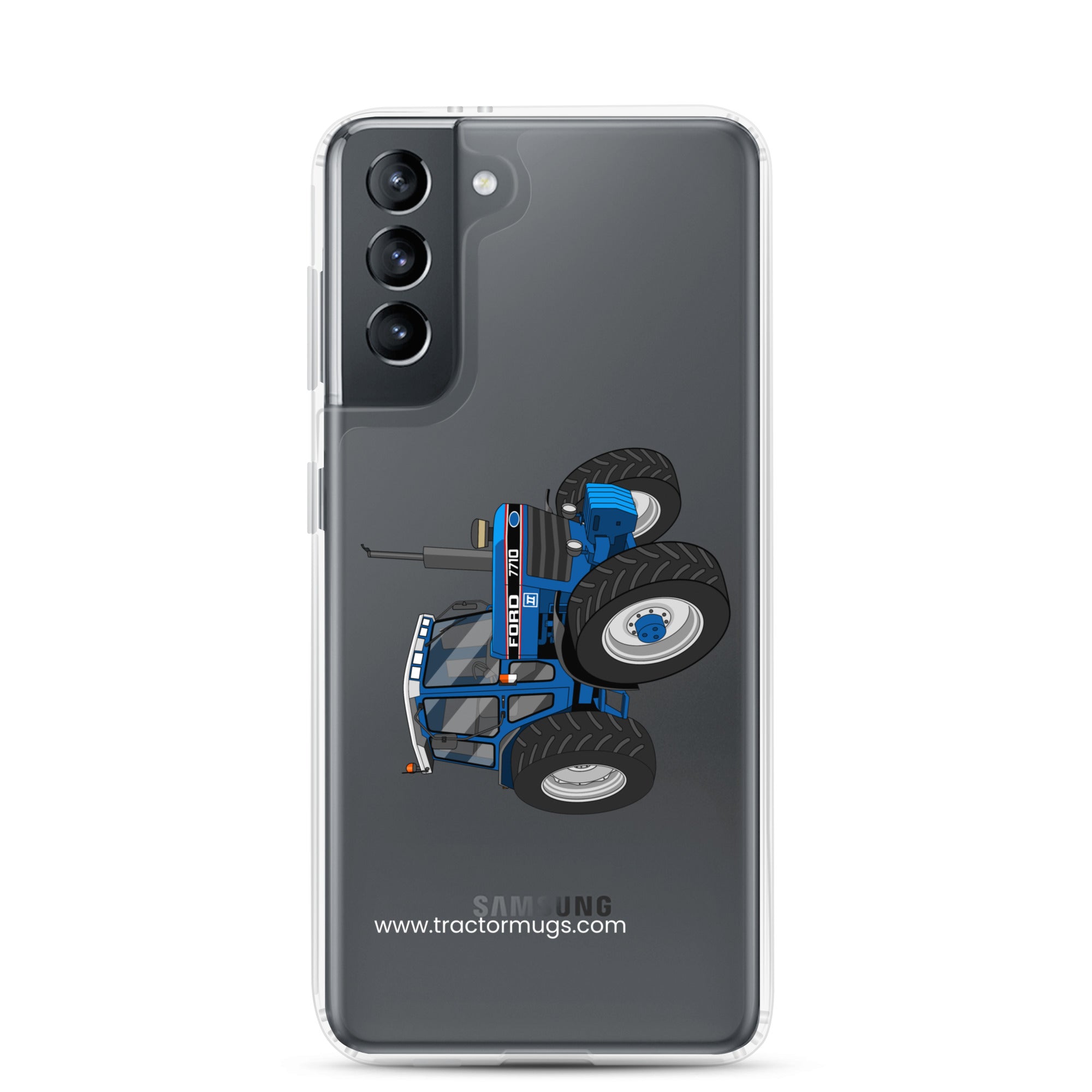 The Tractor Mugs Store Samsung Galaxy S21 Ford 7710 | Clear Case for Samsung® Quality Farmers Merch