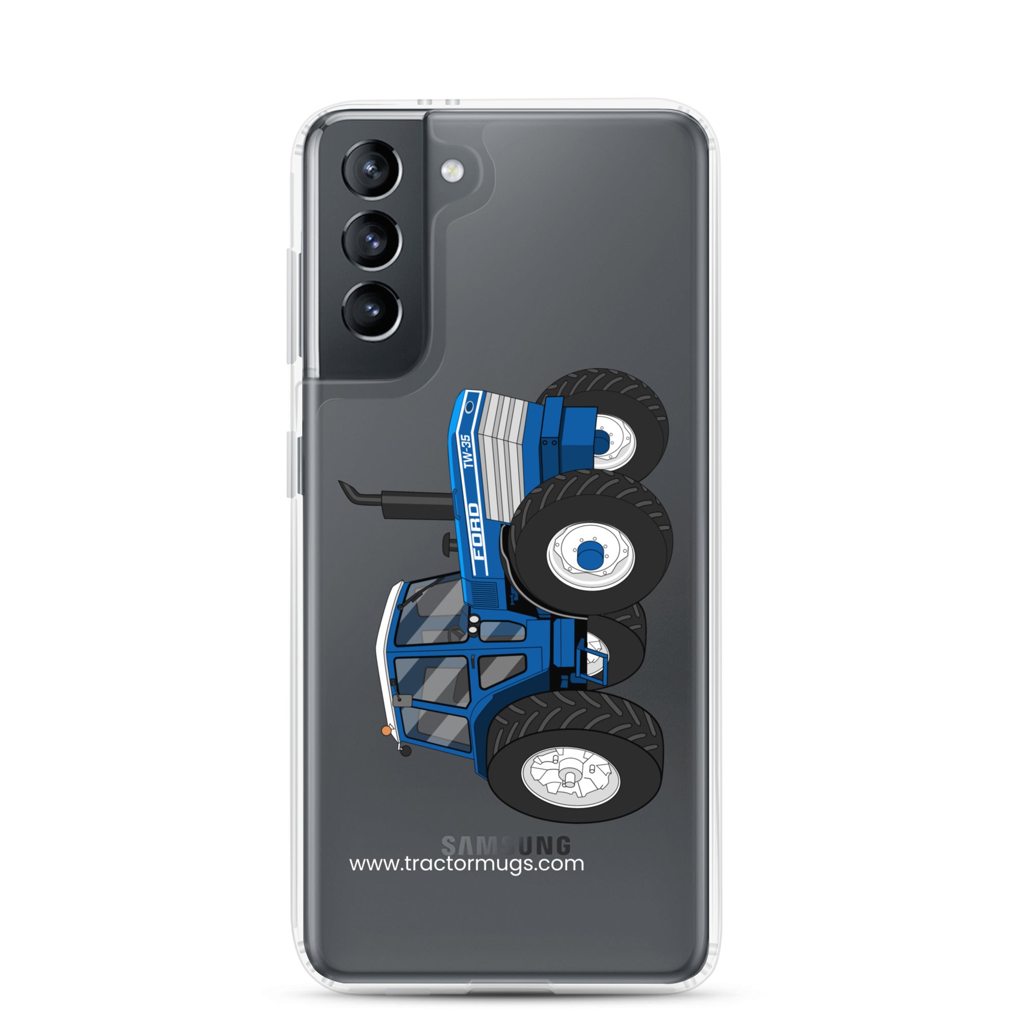 The Tractor Mugs Store Samsung Galaxy S21 Ford TW 35 | Clear Case for Samsung® Quality Farmers Merch