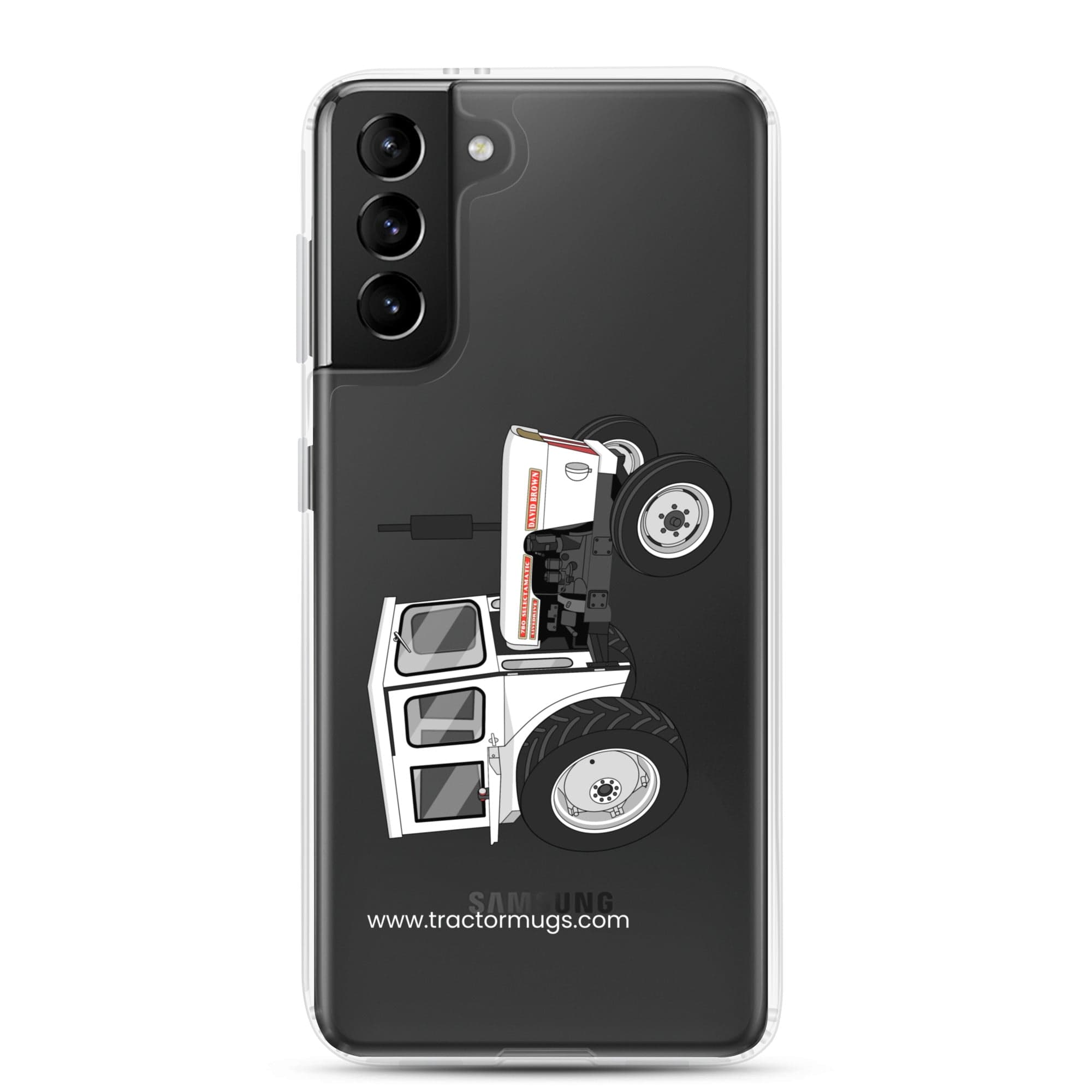 The Tractor Mugs Store Samsung Galaxy S21 Plus David Brown 780 Selectamatic | Clear Case for Samsung® Quality Farmers Merch