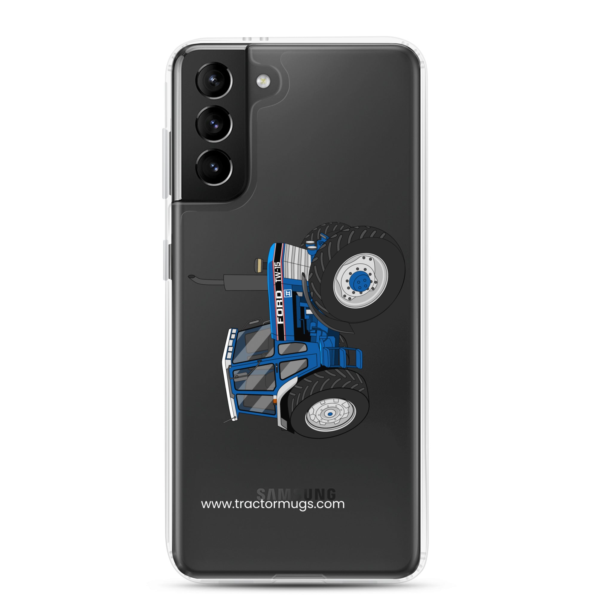 The Tractor Mugs Store Samsung Galaxy S21 Plus Ford TW 15 | Clear Case for Samsung® Quality Farmers Merch