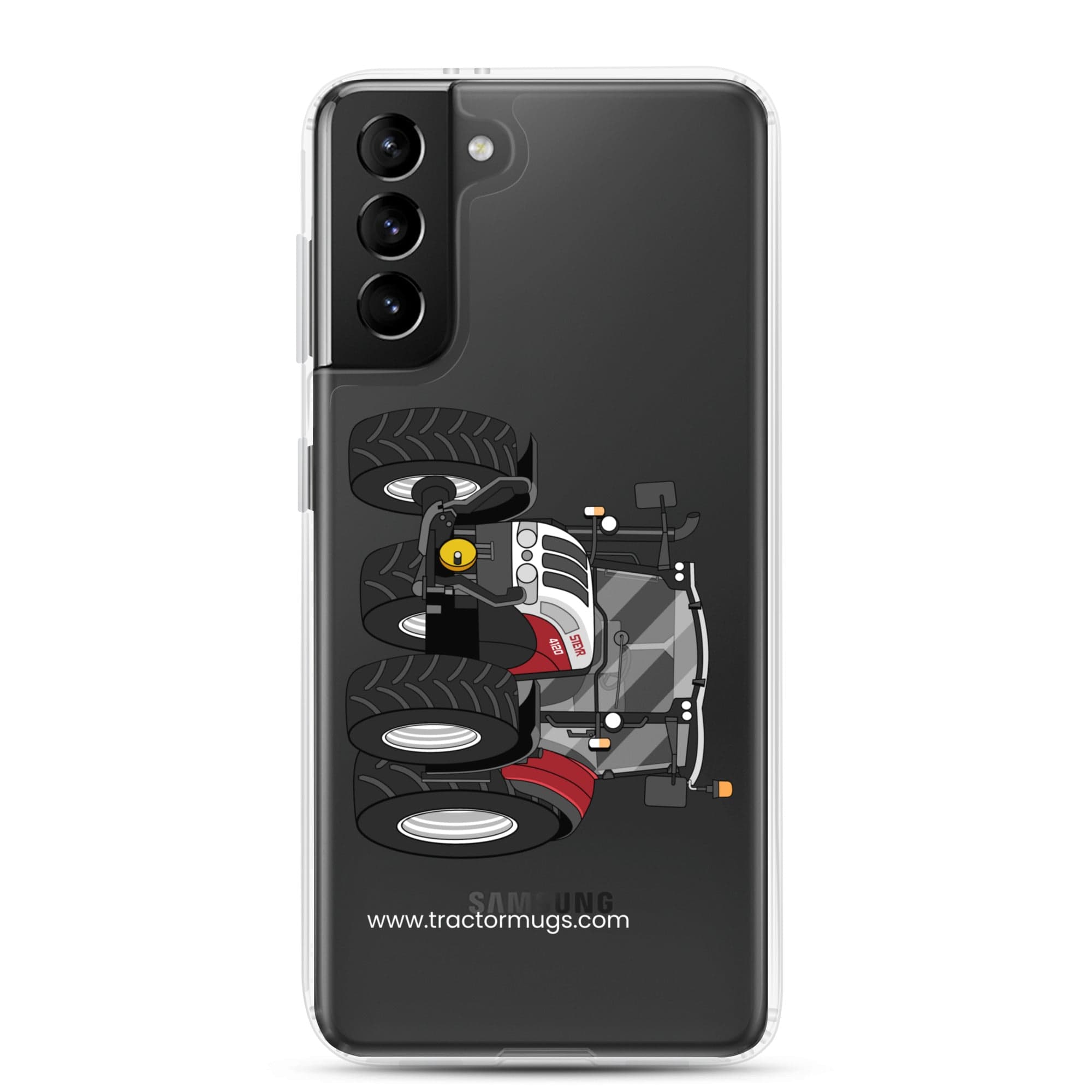 The Tractor Mugs Store Samsung Galaxy S21 Plus Steyr 4120 Plus | Clear Case for Samsung® Quality Farmers Merch