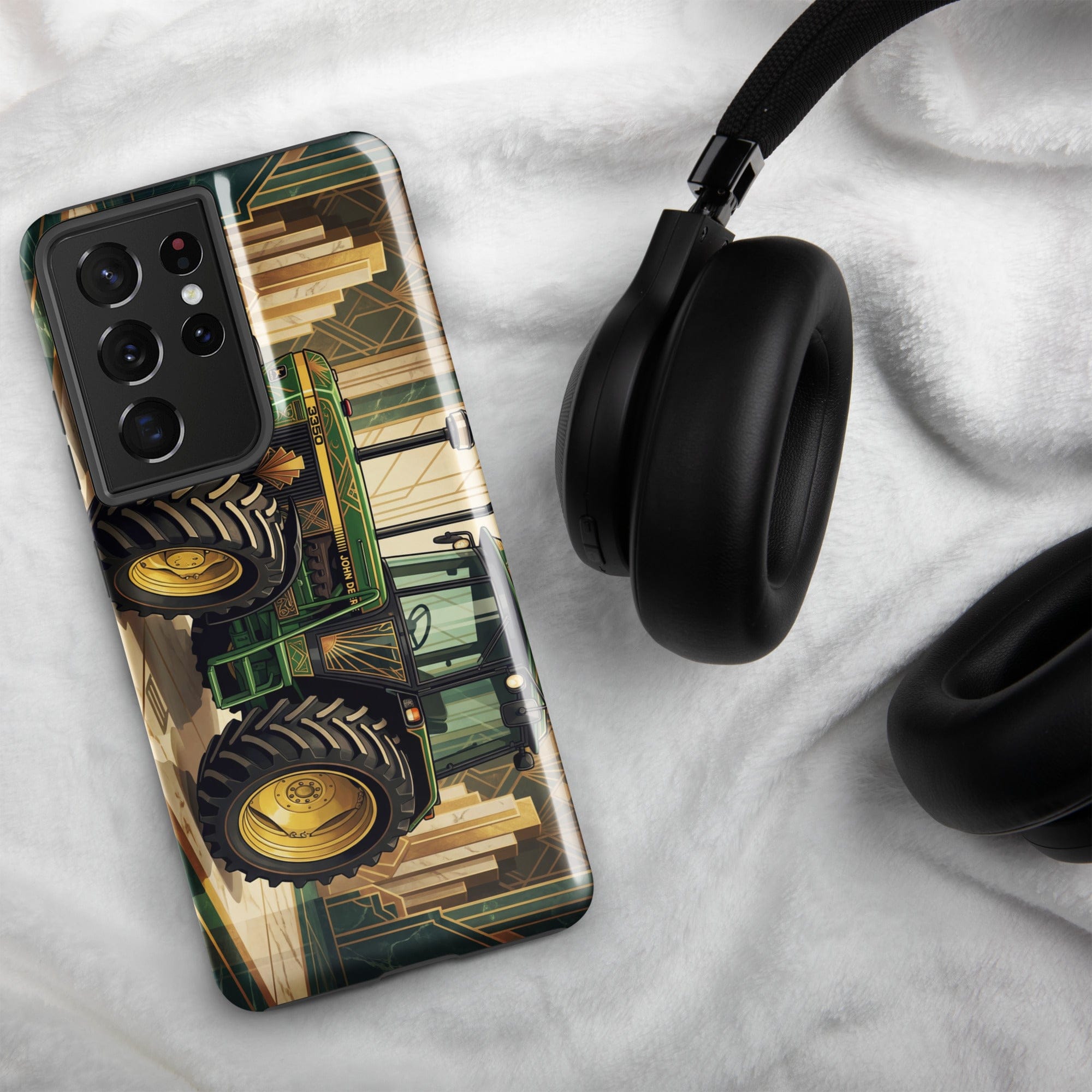 The Tractor Mugs Store Samsung Galaxy S21 Ultra John Deere 3350 | Art Deco Tough case for Samsung® Quality Farmers Merch