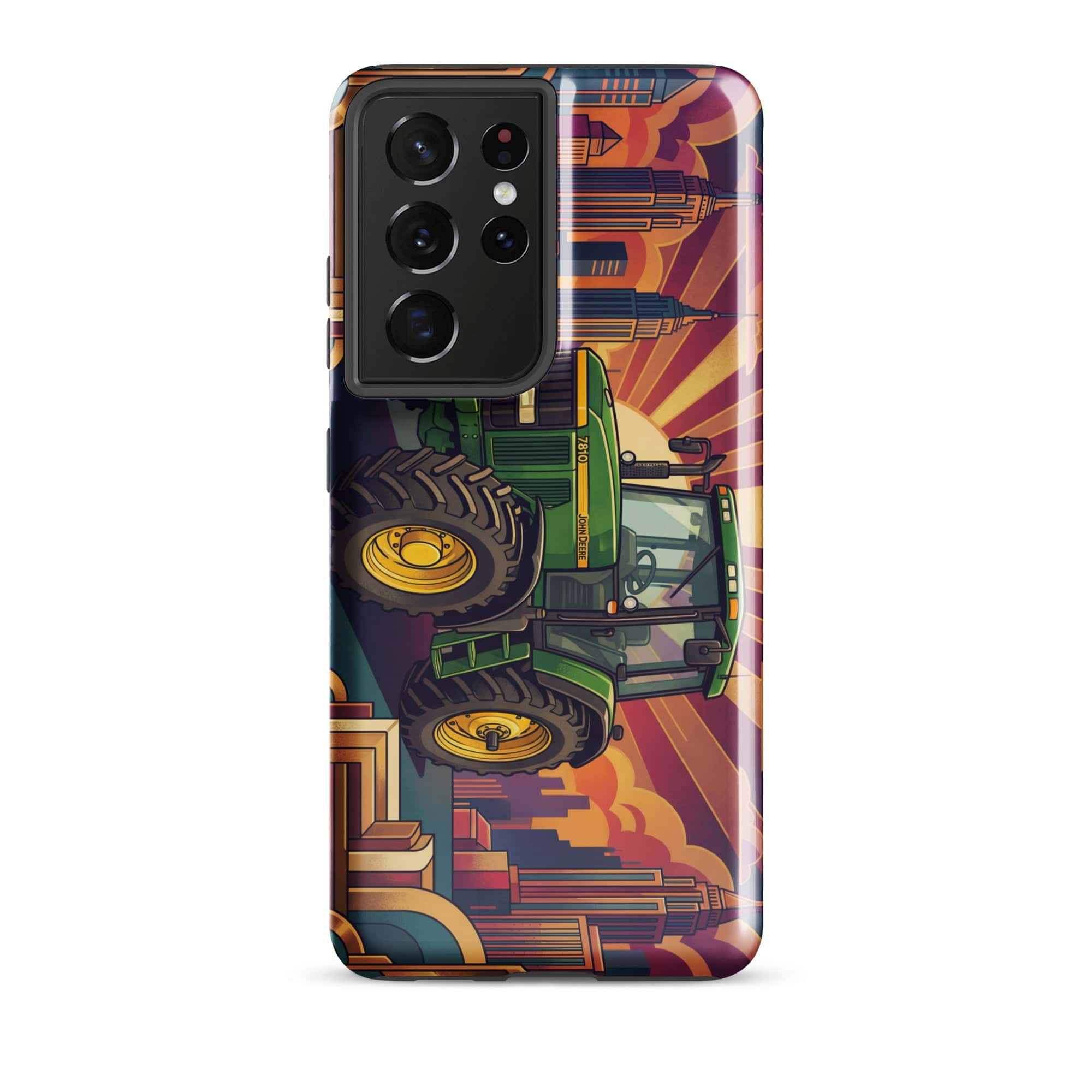 The Tractor Mugs Store Samsung Galaxy S21 Ultra John Deere 7810 | Art Deco Tough case for Samsung® Quality Farmers Merch