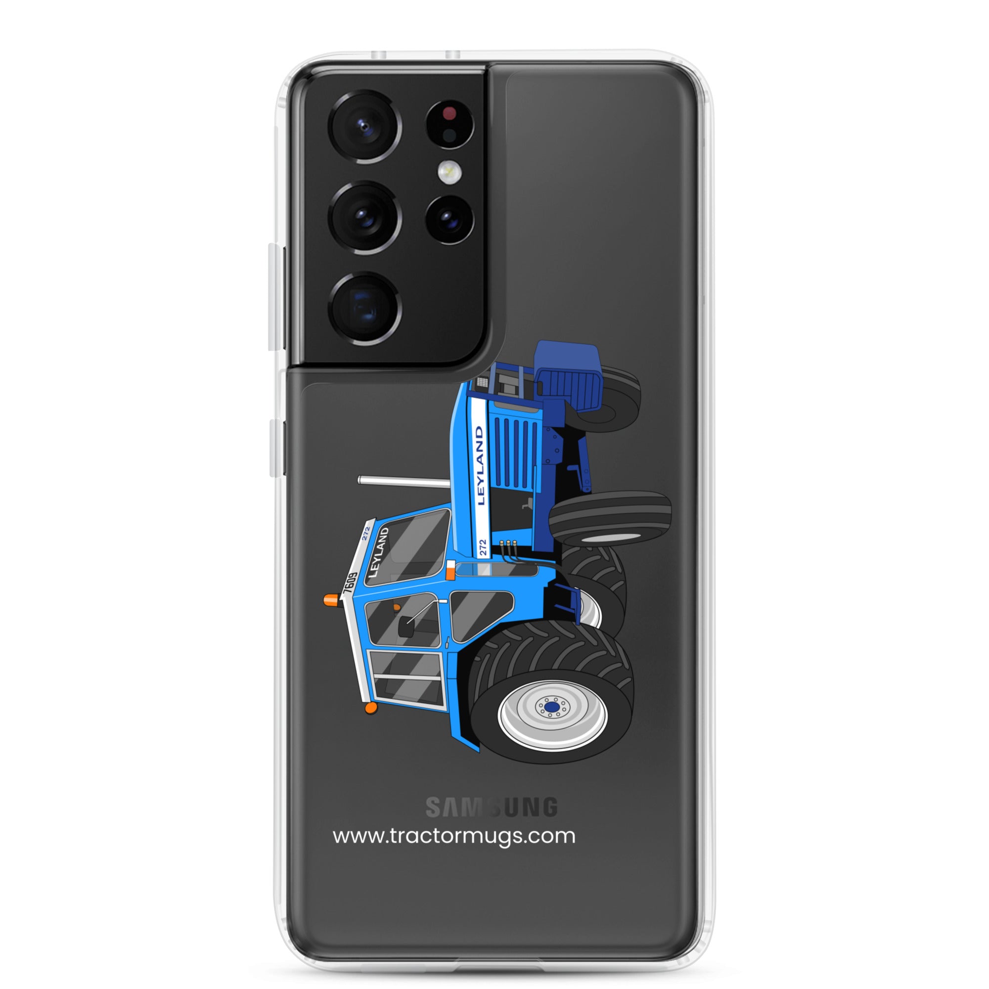 The Tractor Mugs Store Samsung Galaxy S21 Ultra Leyland 272 | Clear Case for Samsung® Quality Farmers Merch