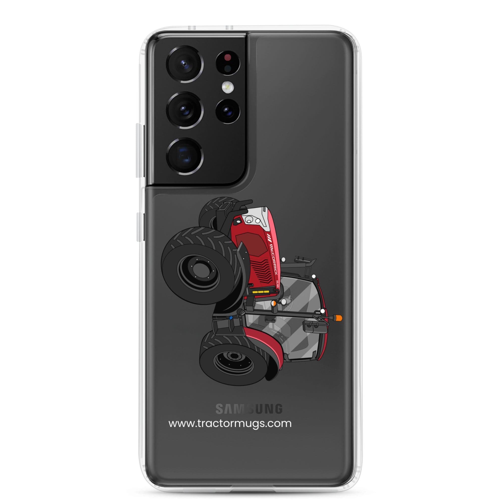 The Tractor Mugs Store Samsung Galaxy S21 Ultra McCormick X5 120 | Clear Case for Samsung® Quality Farmers Merch