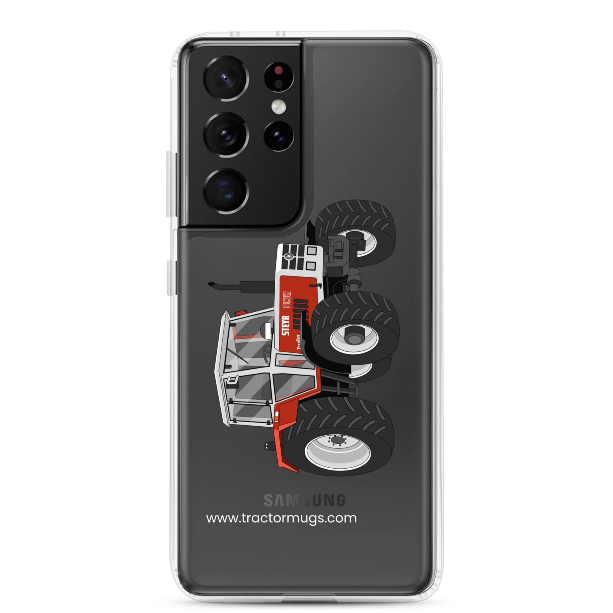 The Tractor Mugs Store Samsung Galaxy S21 Ultra Steyr 8130 | Clear Case for Samsung® Quality Farmers Merch