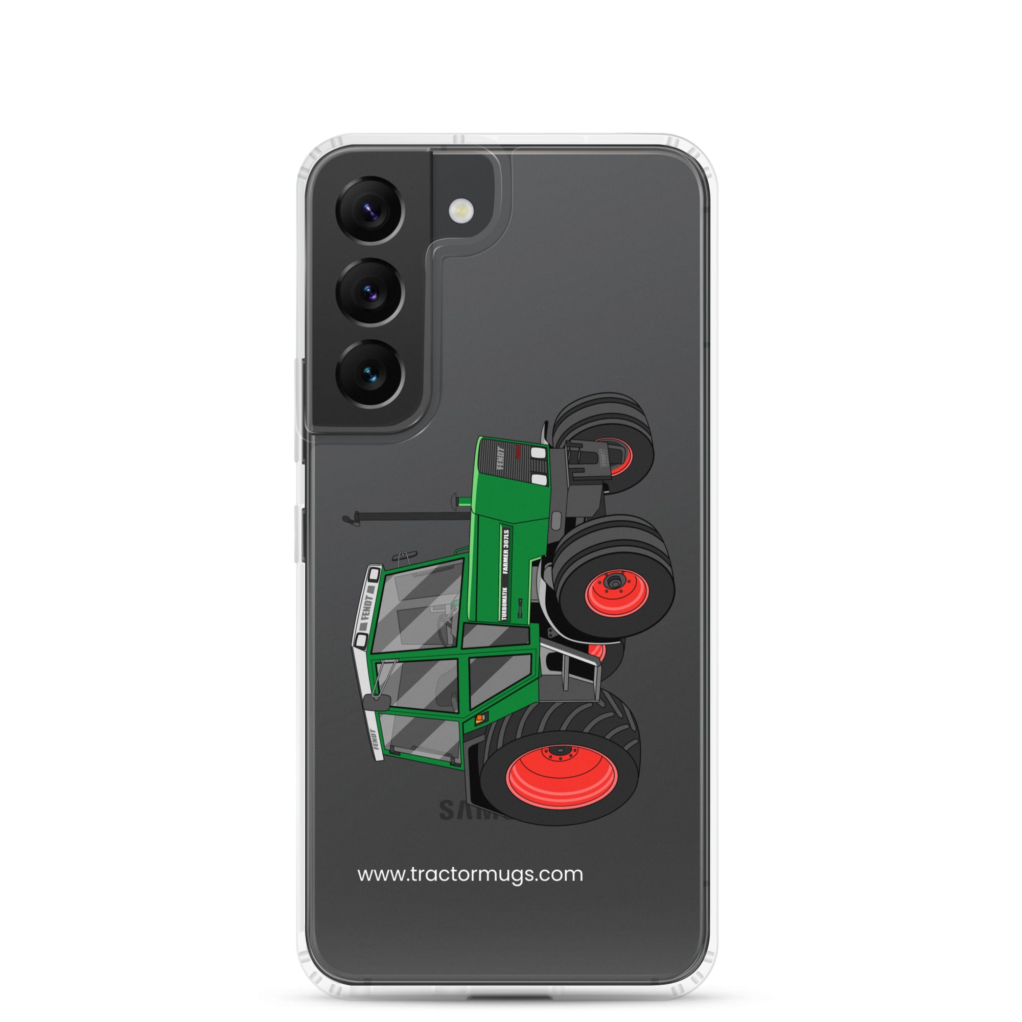 The Tractor Mugs Store Samsung Galaxy S22 Fendt Farmer TURBOMATIK 307 LSA | Clear Case for Samsung® Quality Farmers Merch