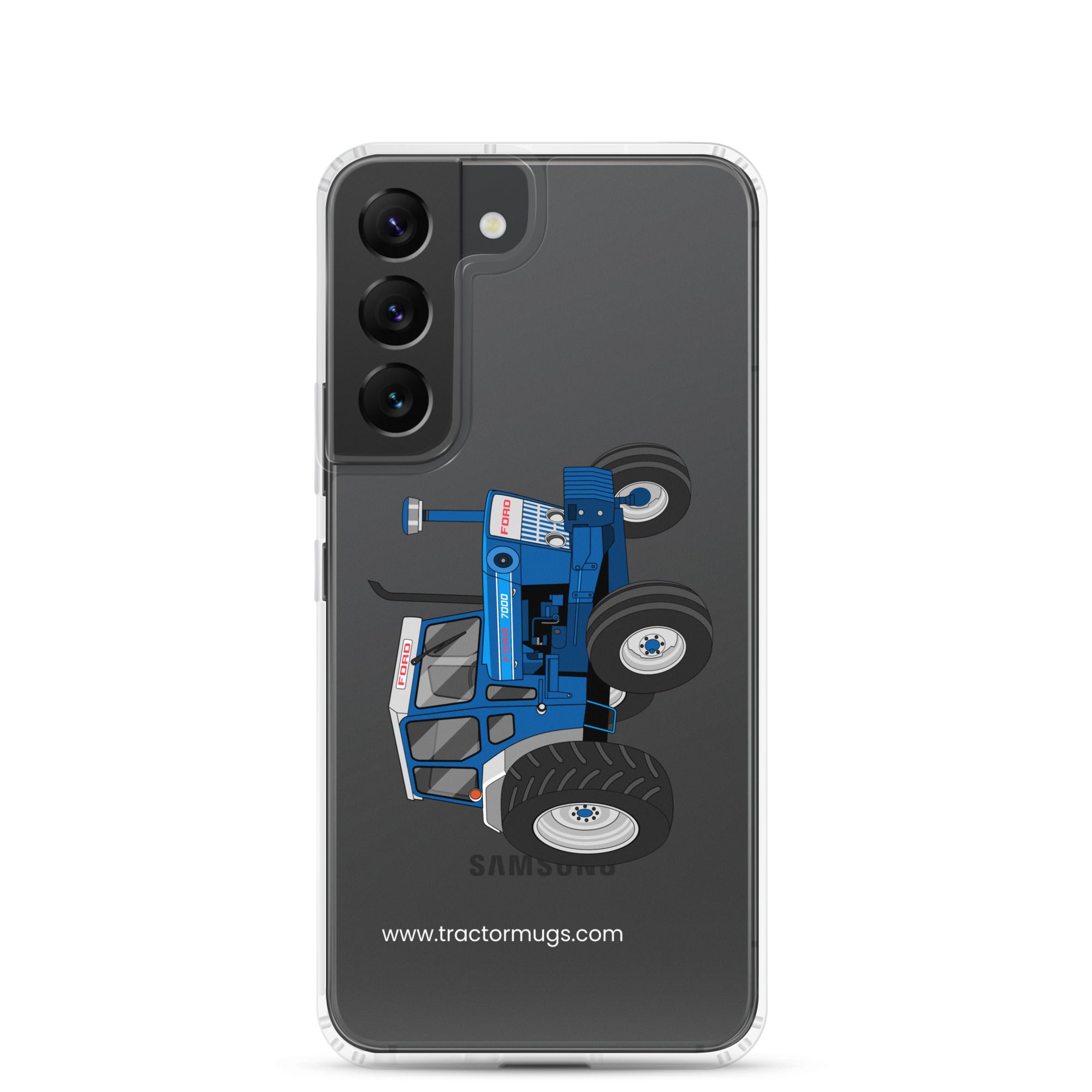 The Tractor Mugs Store Samsung Galaxy S22 Ford 7000 | Clear Case for Samsung® Quality Farmers Merch