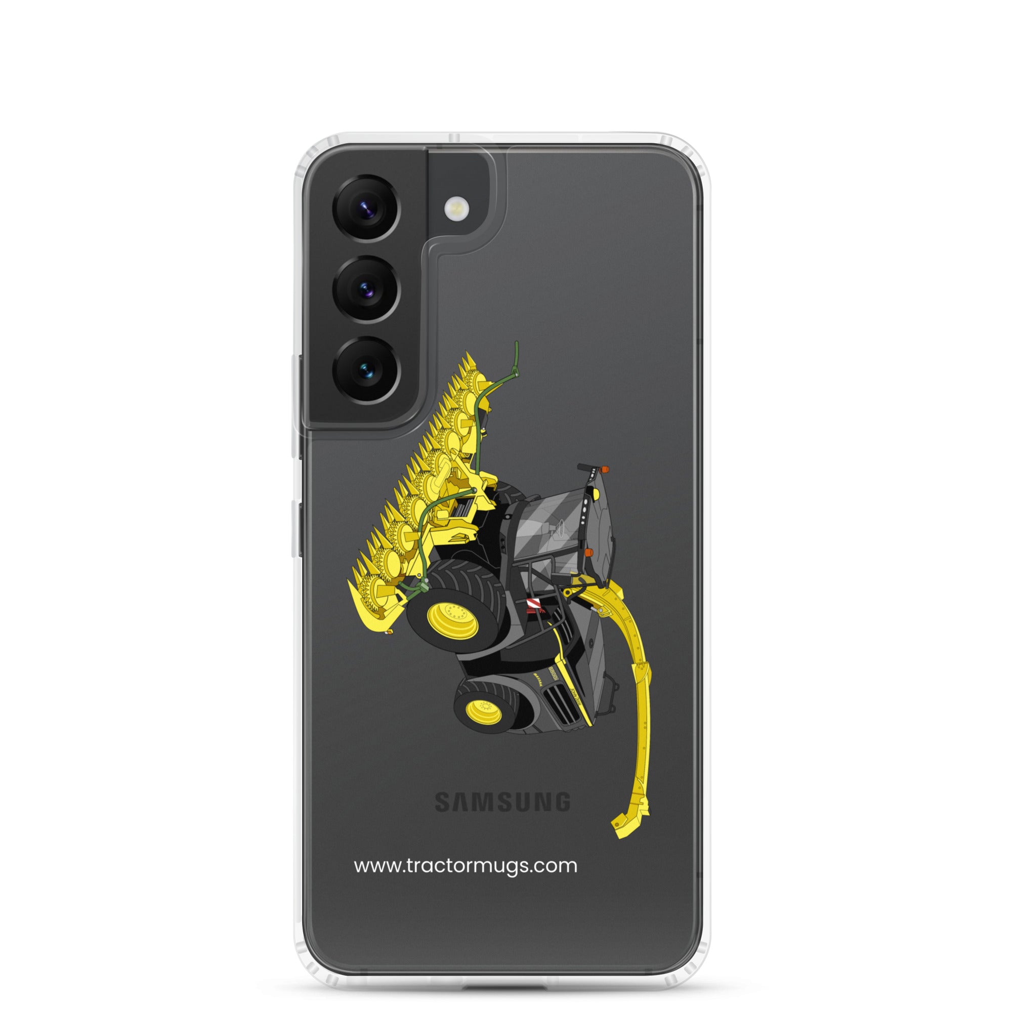 The Tractor Mugs Store Samsung Galaxy S22 John Deere 8800 Black Beauty Silage Harvester | Clear Case for Samsung® Quality Farmers Merch