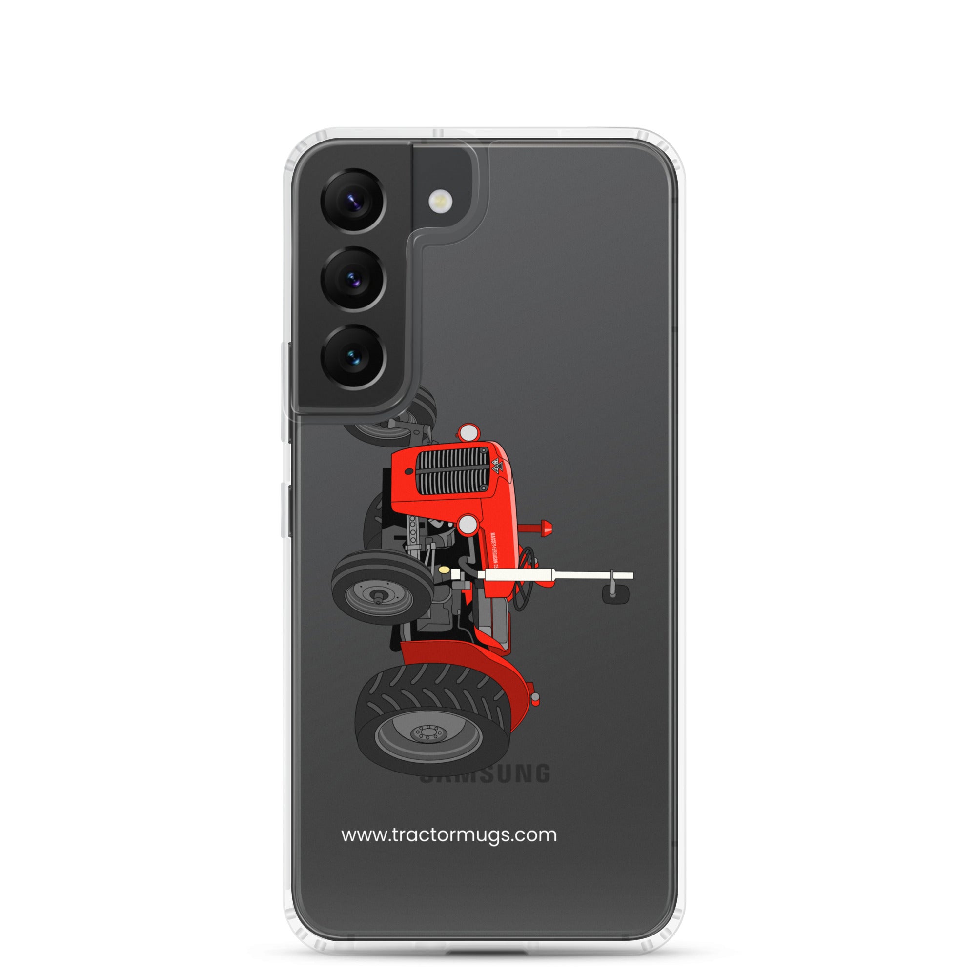 The Tractor Mugs Store Samsung Galaxy S22 Massey Ferguson 35X | Clear Case for Samsung® Quality Farmers Merch