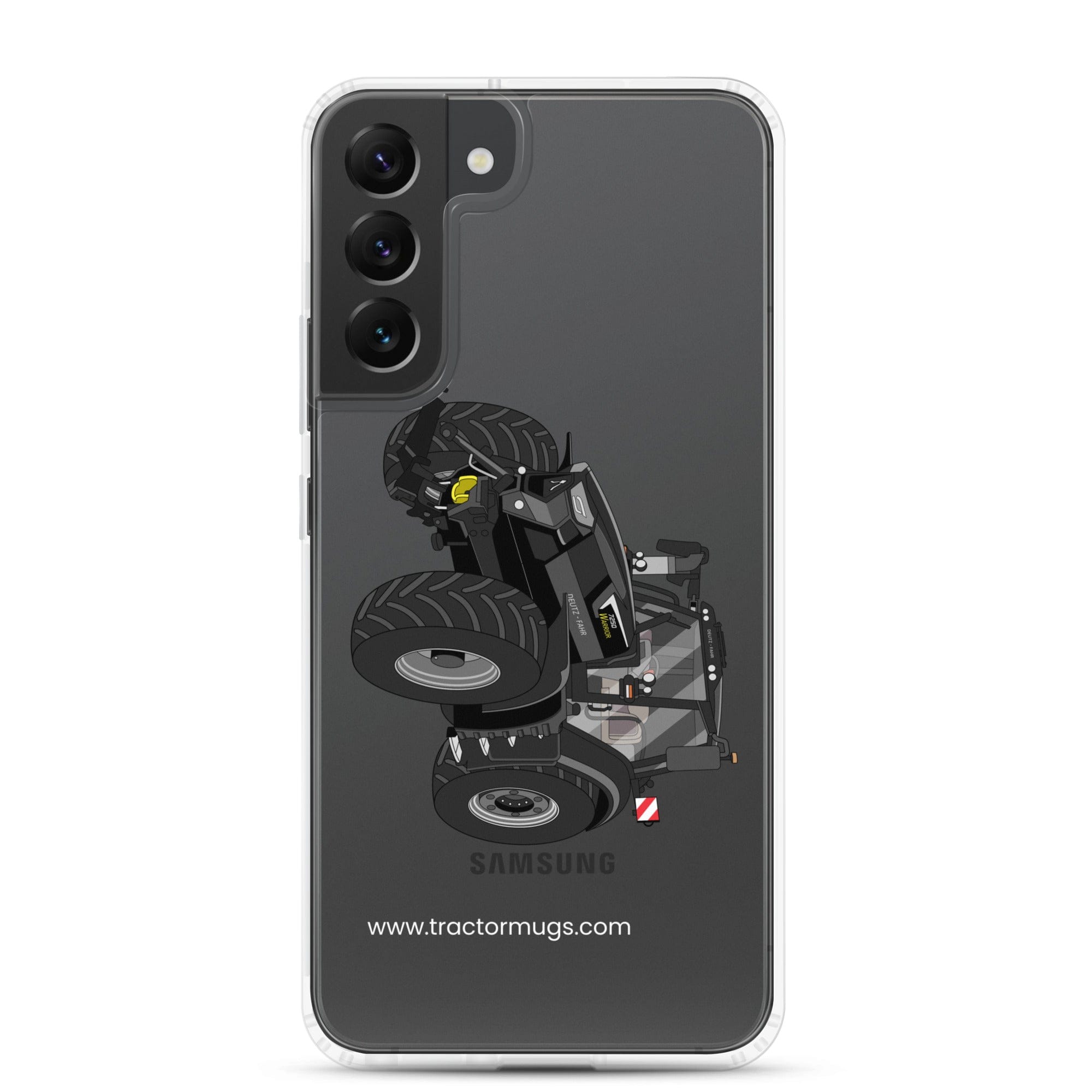 The Tractor Mugs Store Samsung Galaxy S22 Plus Deutz-Fahr 7250 TTV Warrior Edition | Clear Case for Samsung® Quality Farmers Merch