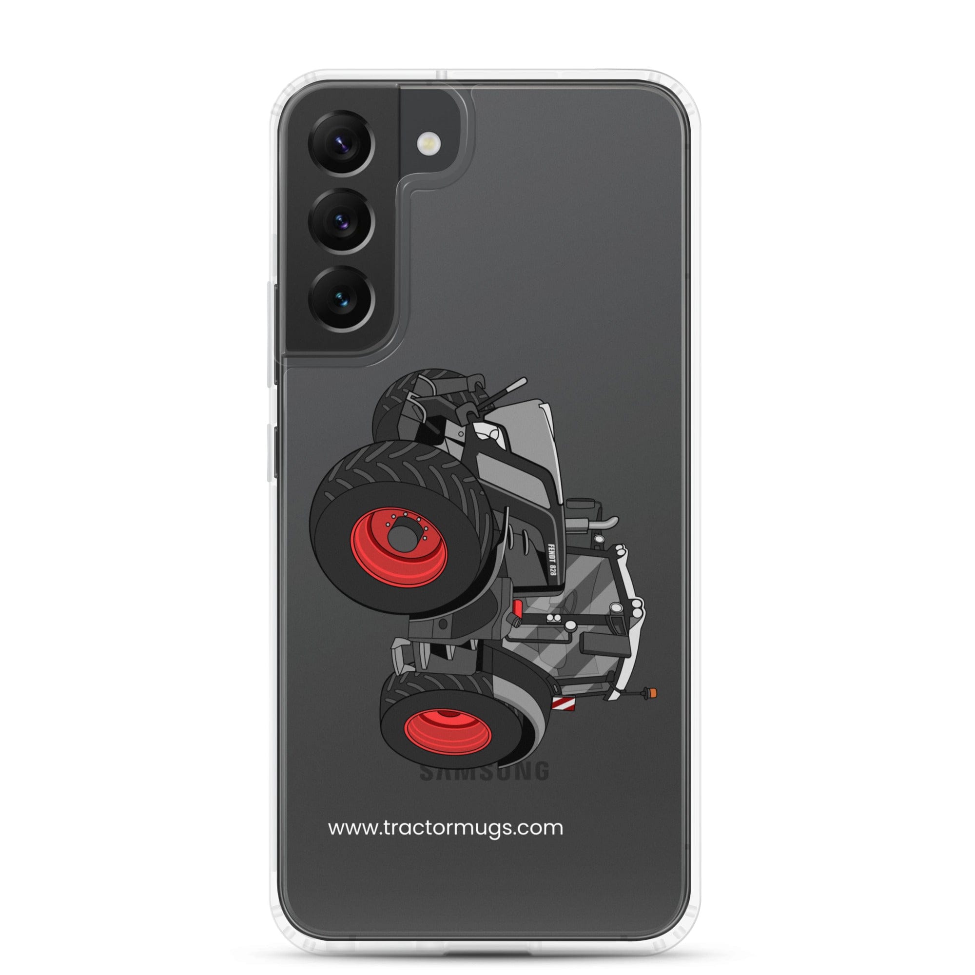 The Tractor Mugs Store Samsung Galaxy S22 Plus Fendt 828 Profi Black Beauty | Clear Case for Samsung® Quality Farmers Merch