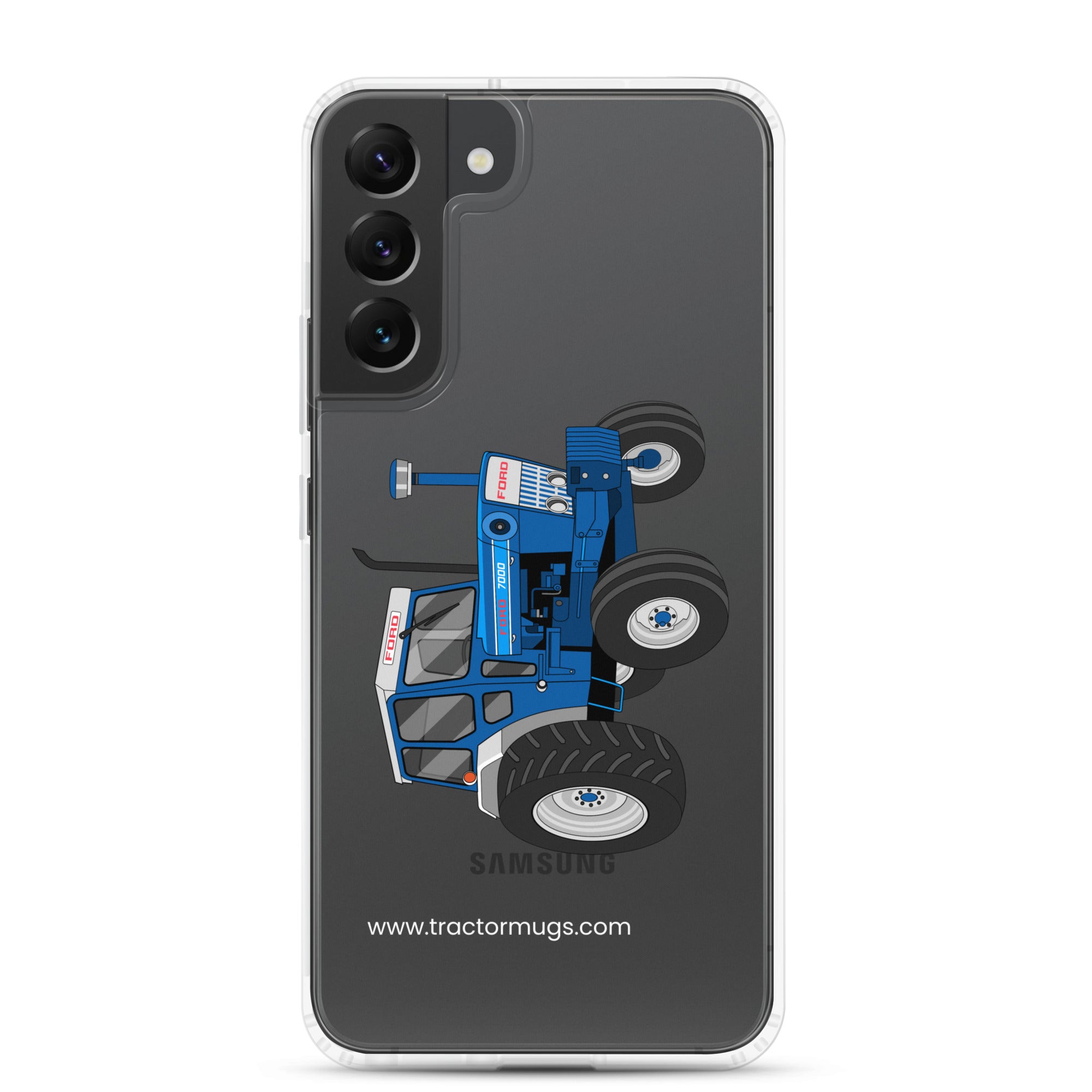 The Tractor Mugs Store Samsung Galaxy S22 Plus Ford 7000 | Clear Case for Samsung® Quality Farmers Merch