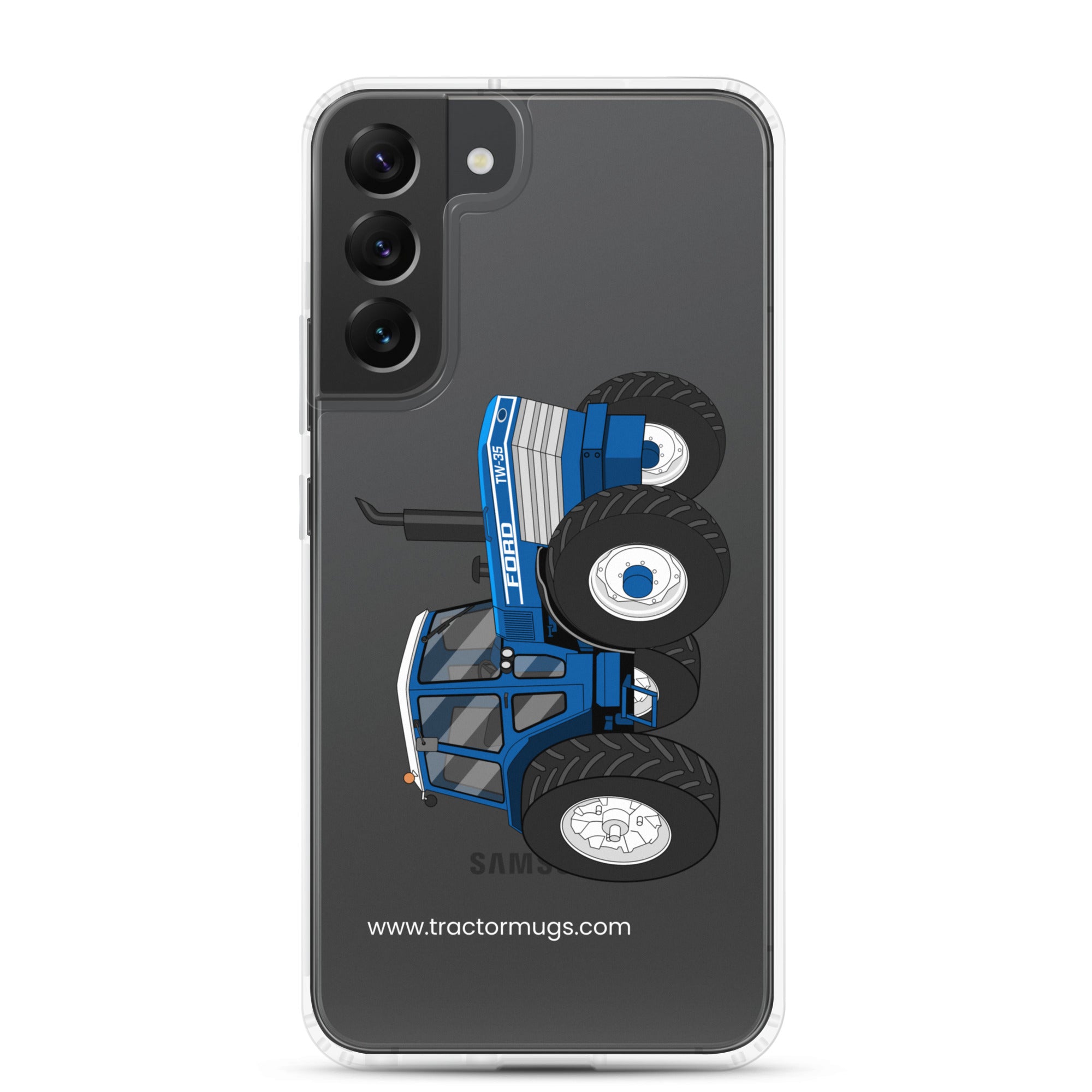 The Tractor Mugs Store Samsung Galaxy S22 Plus Ford TW 35 | Clear Case for Samsung® Quality Farmers Merch