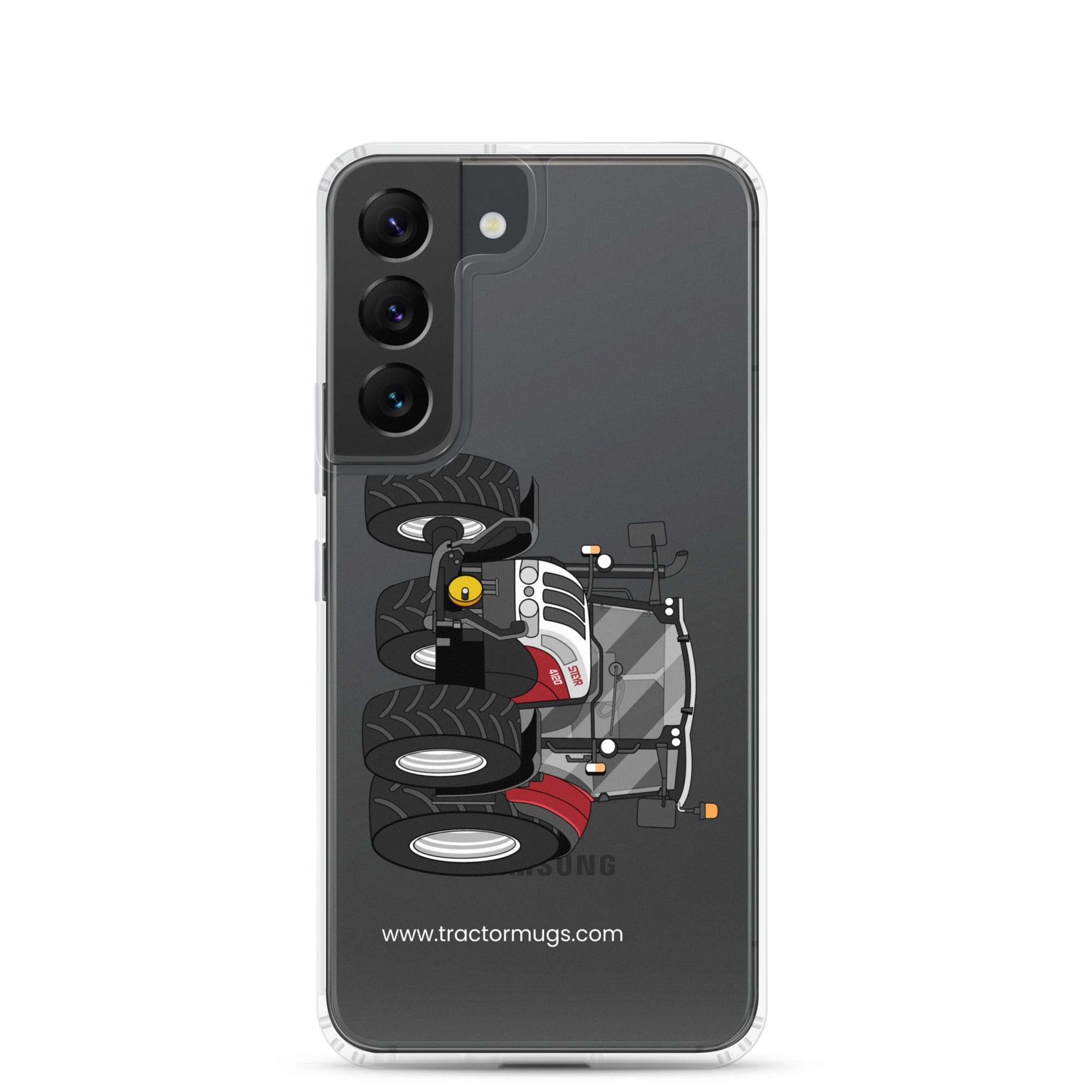 The Tractor Mugs Store Samsung Galaxy S22 Steyr 4120 Plus | Clear Case for Samsung® Quality Farmers Merch