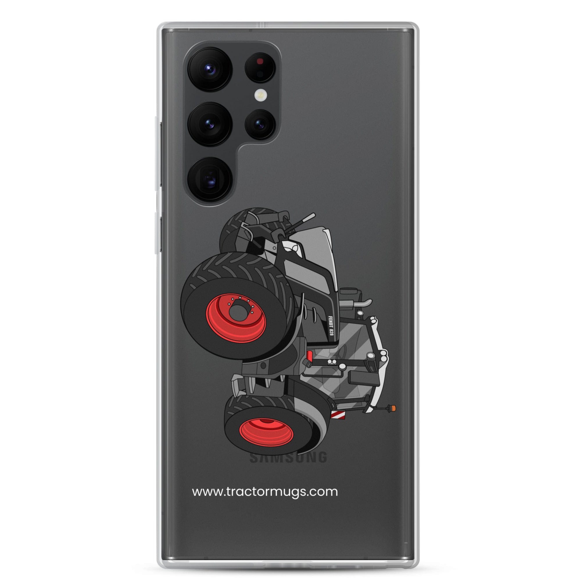 The Tractor Mugs Store Samsung Galaxy S22 Ultra Fendt 828 Profi Black Beauty | Clear Case for Samsung® Quality Farmers Merch