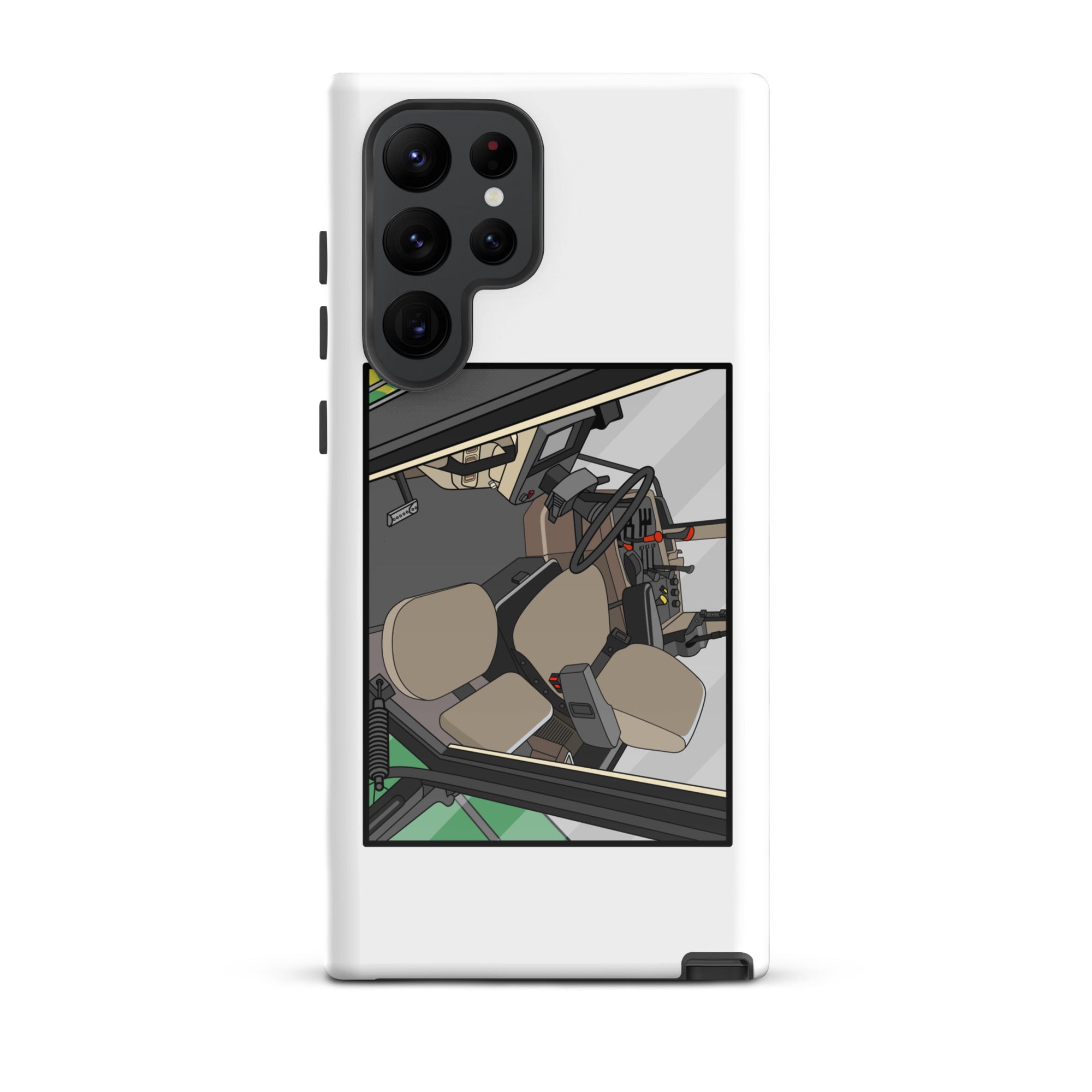 The Tractor Mugs Store Samsung Galaxy S22 Ultra John Deere 7810 Cabin | Tough case for Samsung® Quality Farmers Merch