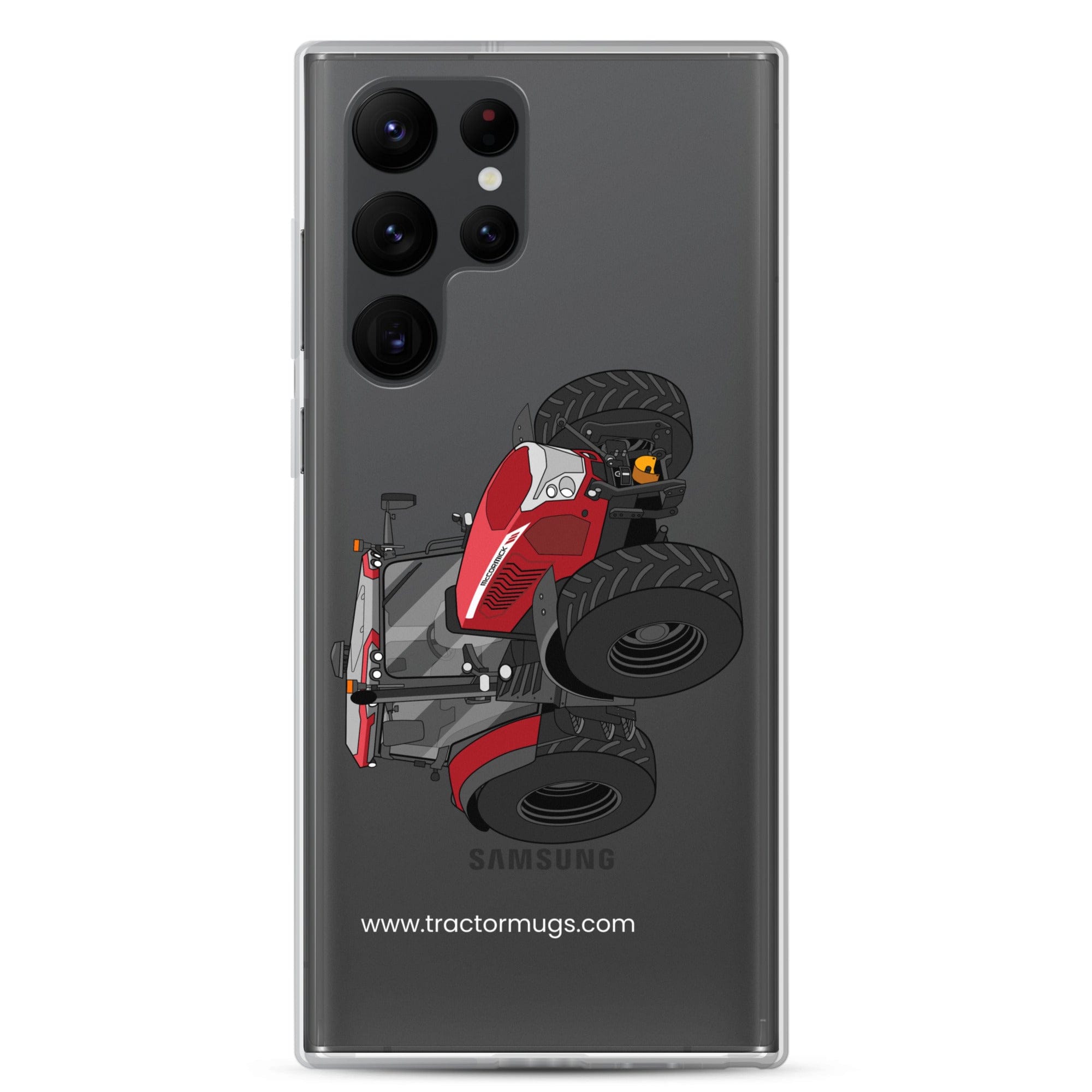 The Tractor Mugs Store Samsung Galaxy S22 Ultra McCormick X6 Vt Drive | Clear Case for Samsung® Quality Farmers Merch