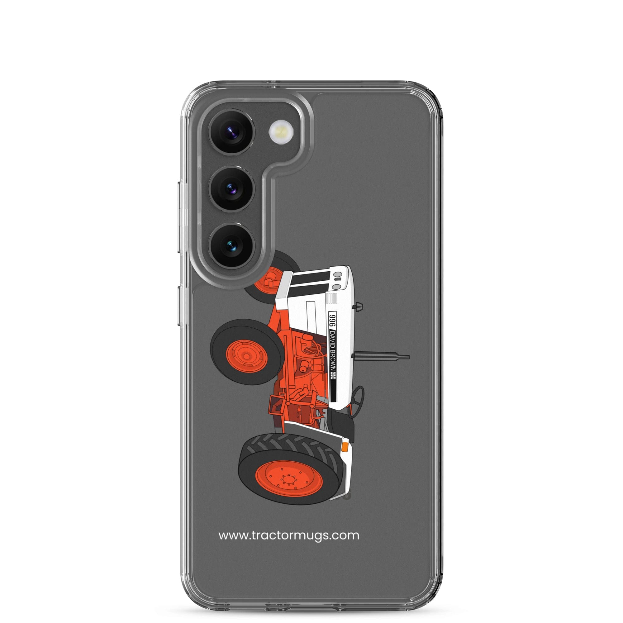 The Tractor Mugs Store Samsung Galaxy S23 Case David Brown 996 (1974) | Clear Case for Samsung® Quality Farmers Merch
