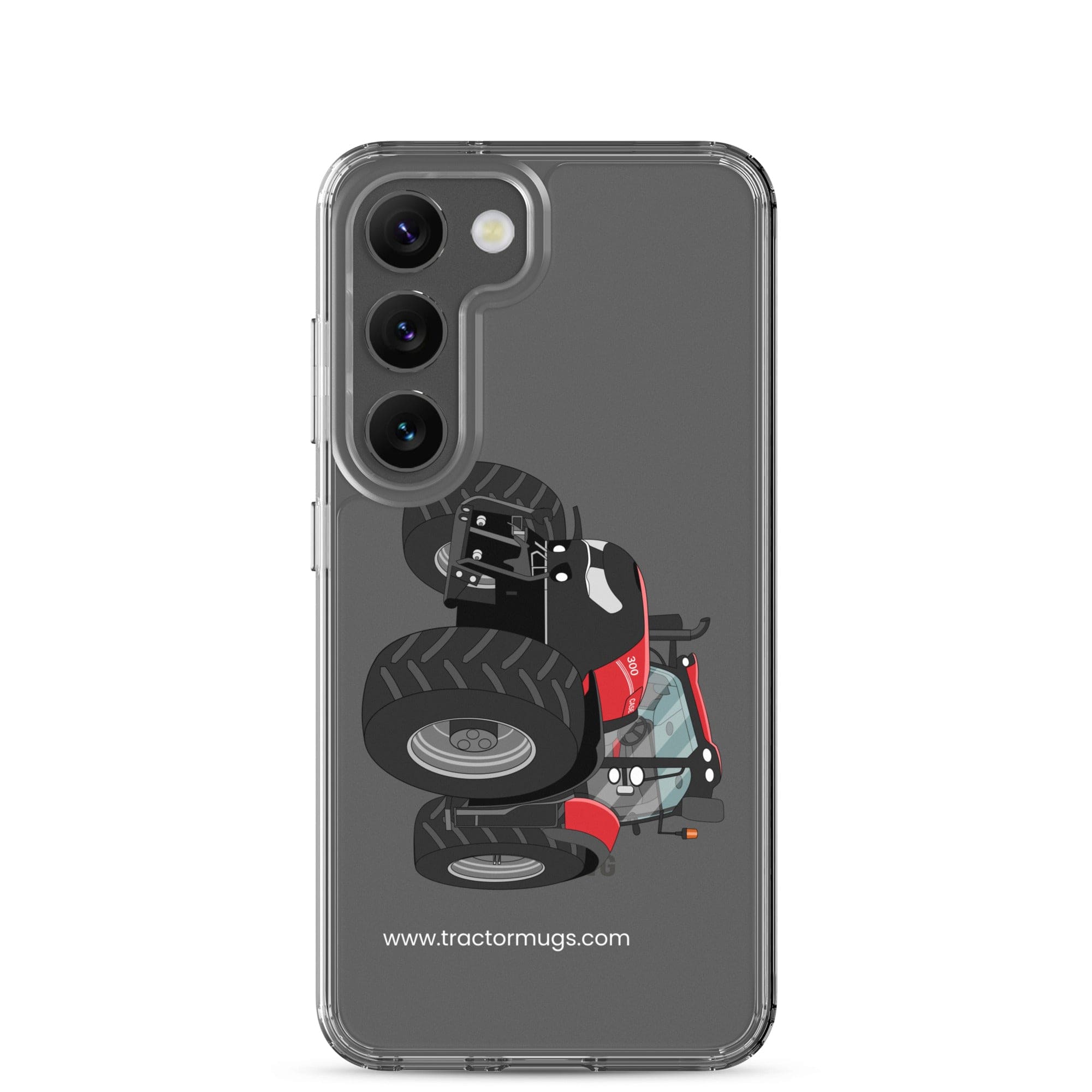 The Tractor Mugs Store Samsung Galaxy S23 Case IH Optum 300 CVX | Clear Case for Samsung® Quality Farmers Merch