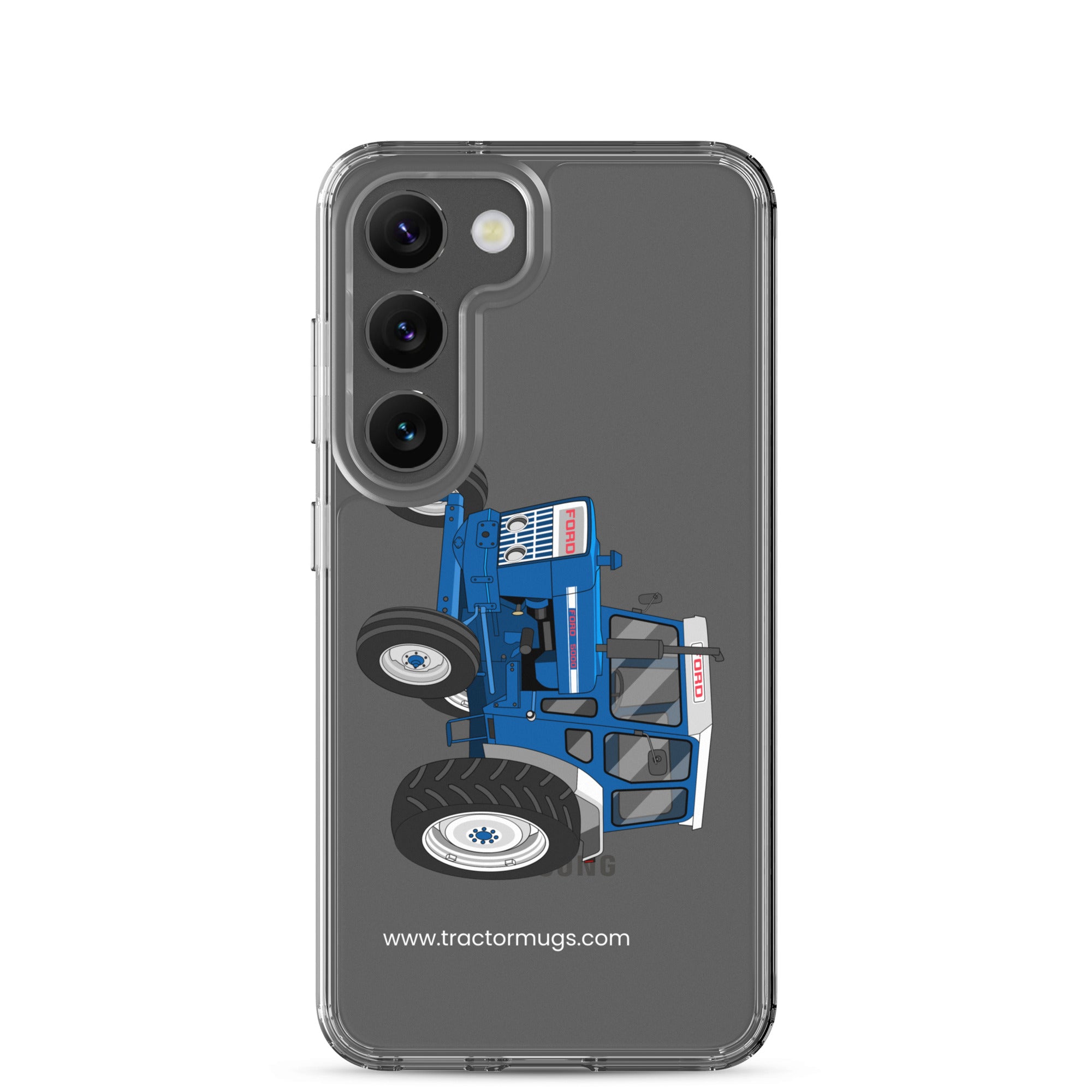 The Tractor Mugs Store Samsung Galaxy S23 Ford 5000 | Clear Case for Samsung® Quality Farmers Merch