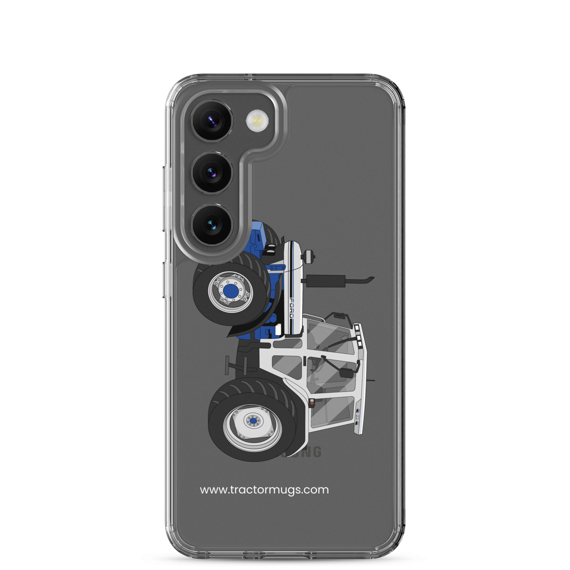 The Tractor Mugs Store Samsung Galaxy S23 Ford 7810 Jubilee Edition SilverTractor | Clear Case for Samsung® Quality Farmers Merch