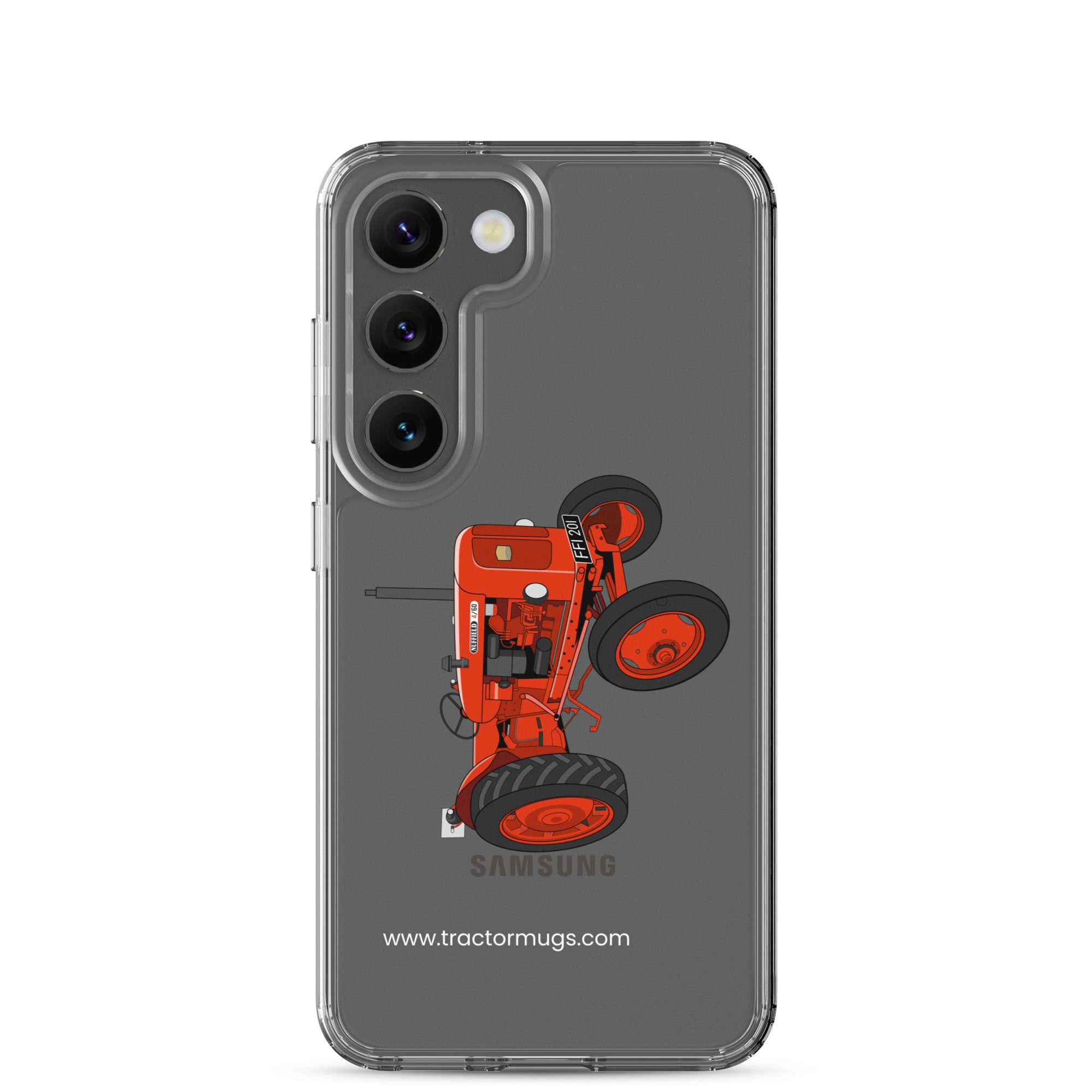 The Tractor Mugs Store Samsung Galaxy S23 Nuffield 4_60 | Clear Case for Samsung® Quality Farmers Merch