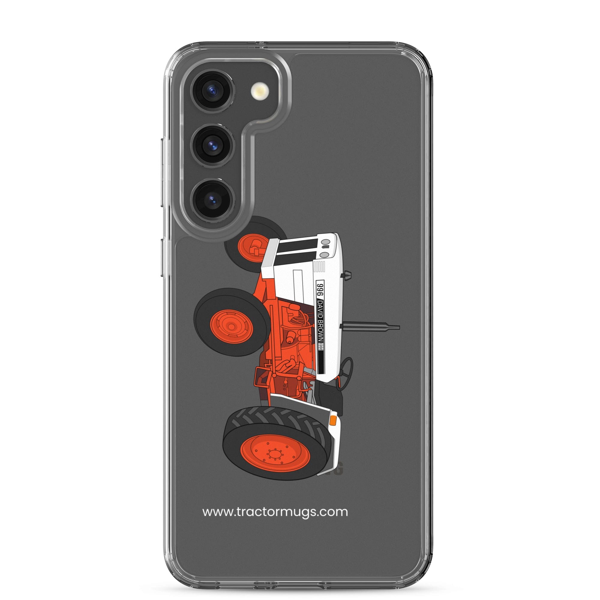The Tractor Mugs Store Samsung Galaxy S23 Plus Case David Brown 996 (1974) | Clear Case for Samsung® Quality Farmers Merch