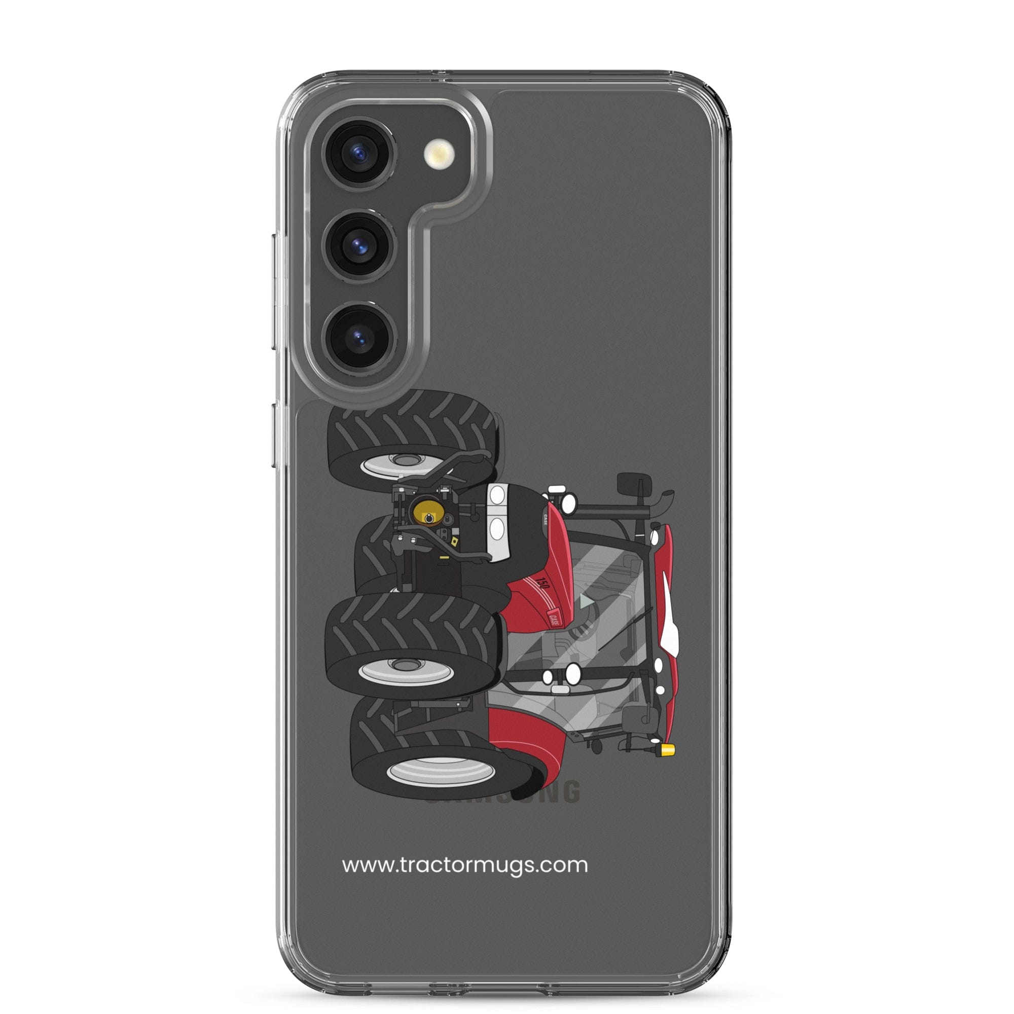 The Tractor Mugs Store Samsung Galaxy S23 Plus Case IH Maxxum 150 Activedrive 8 | Clear Case for Samsung® Quality Farmers Merch