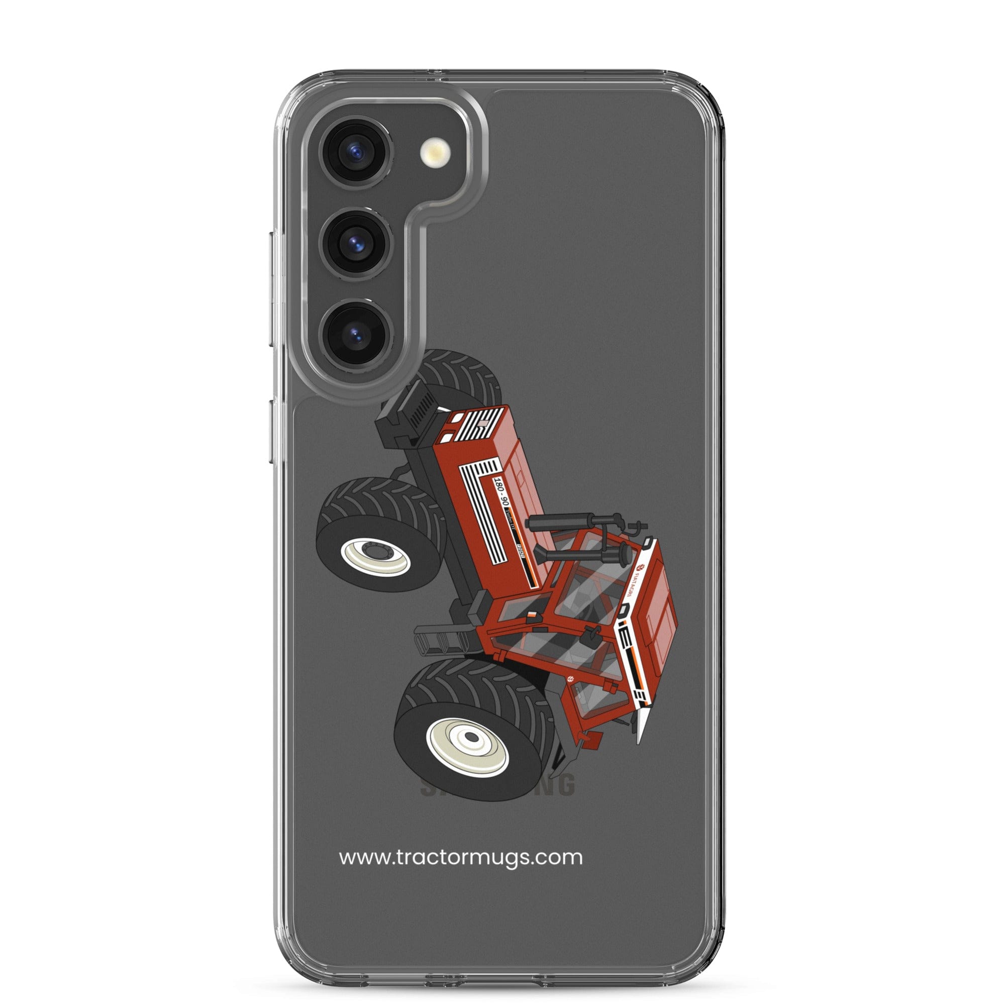 The Tractor Mugs Store Samsung Galaxy S23 Plus Fiat180-90 | Clear Case for Samsung® Quality Farmers Merch