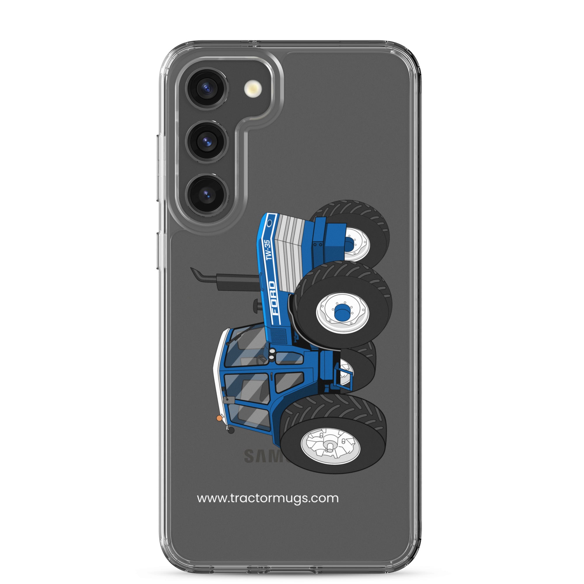 The Tractor Mugs Store Samsung Galaxy S23 Plus Ford TW 35 | Clear Case for Samsung® Quality Farmers Merch