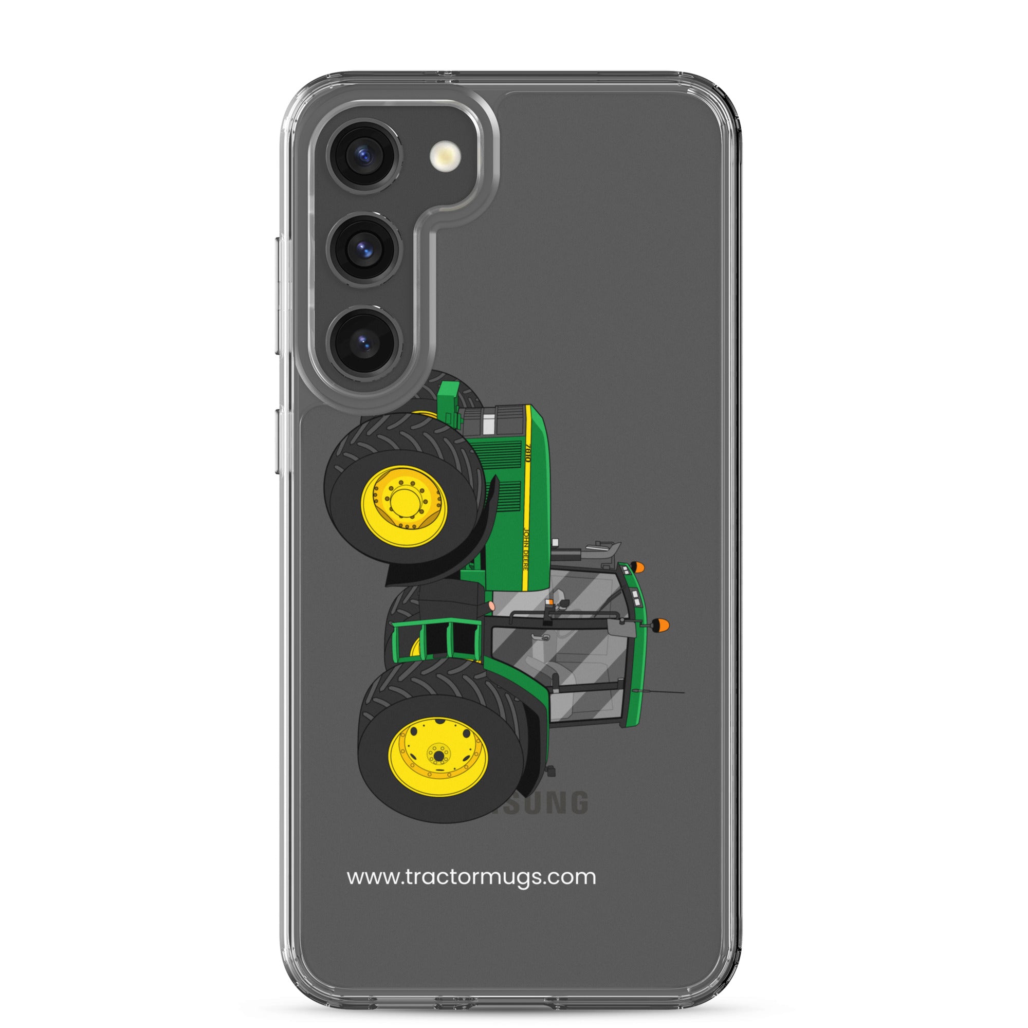 The Tractor Mugs Store Samsung Galaxy S23 Plus John Deere 7810 | Clear Case for Samsung® Quality Farmers Merch