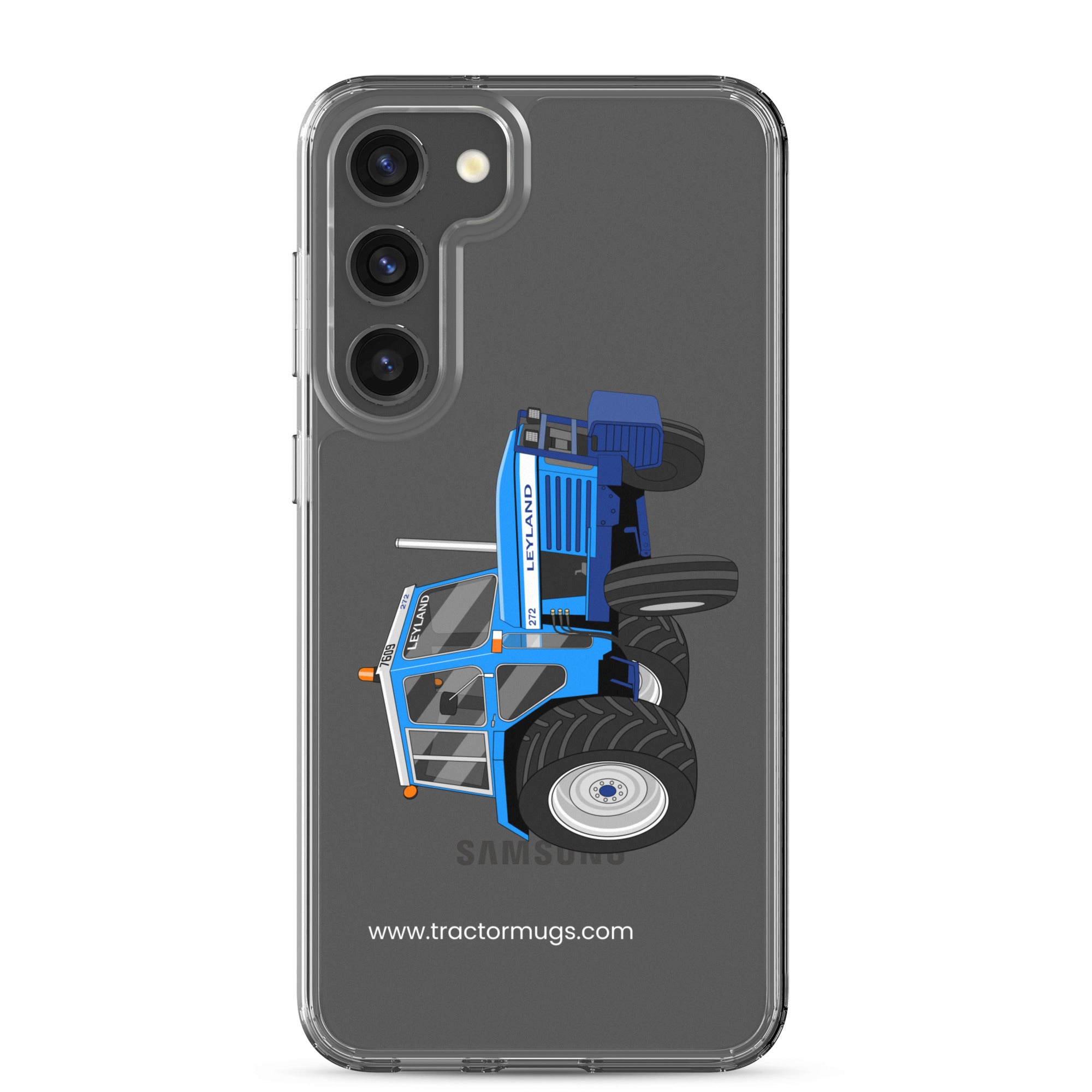 The Tractor Mugs Store Samsung Galaxy S23 Plus Leyland 272 | Clear Case for Samsung® Quality Farmers Merch