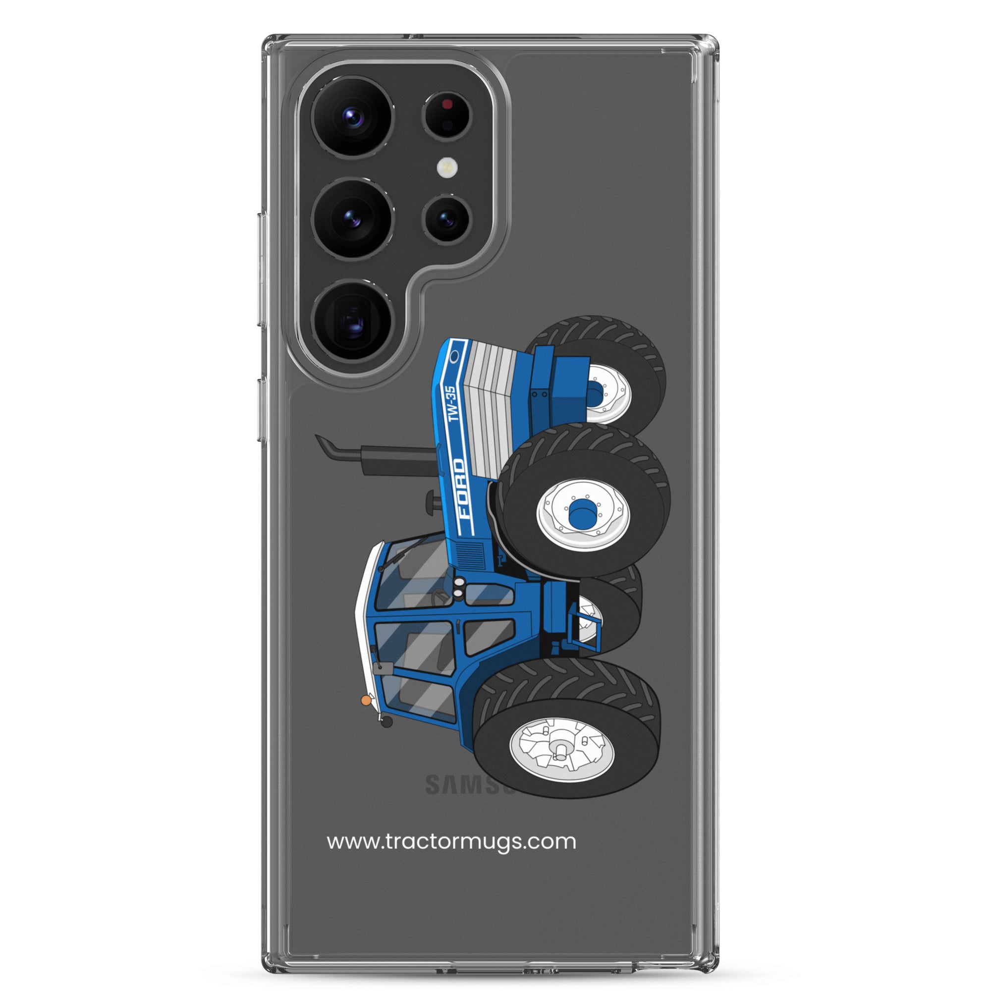 The Tractor Mugs Store Samsung Galaxy S23 Ultra Ford TW 35 | Clear Case for Samsung® Quality Farmers Merch