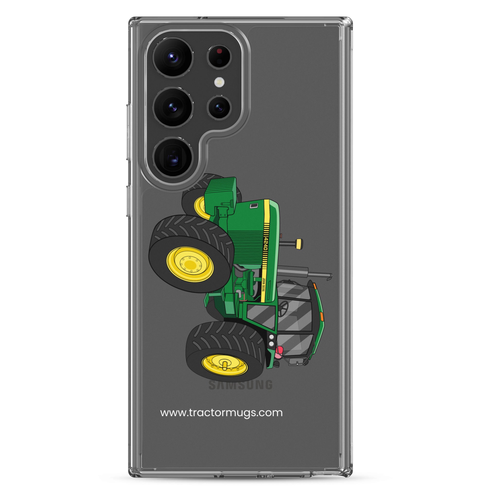 The Tractor Mugs Store Samsung Galaxy S23 Ultra John Deere 4240 | Clear Case for Samsung® Quality Farmers Merch