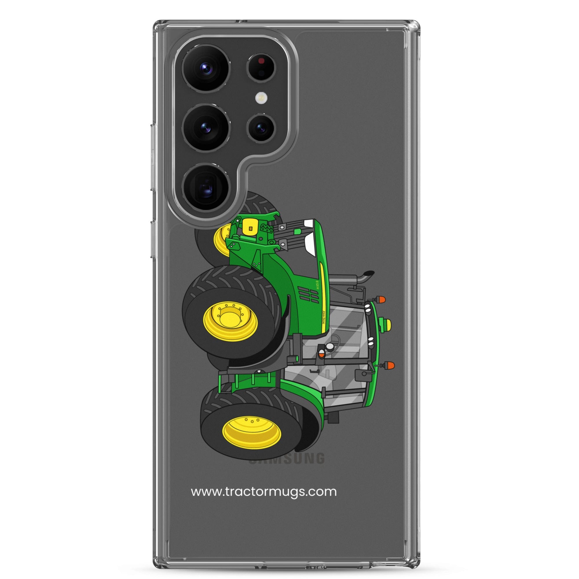 The Tractor Mugs Store Samsung Galaxy S23 Ultra John Deere 6120 M | Clear Case for Samsung® Quality Farmers Merch