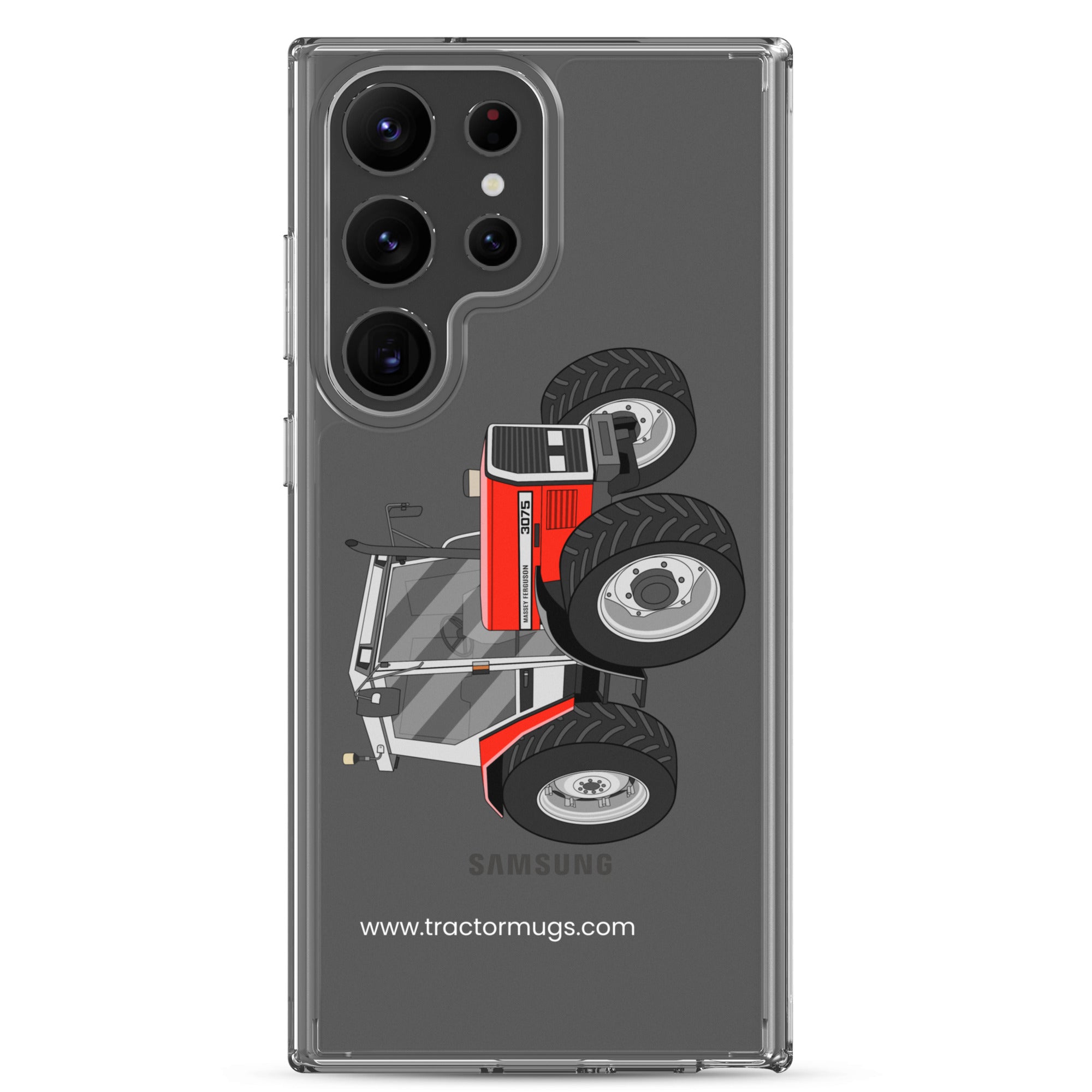 The Tractor Mugs Store Samsung Galaxy S23 Ultra Massey Ferguson 3075 | Clear Case for Samsung® Quality Farmers Merch