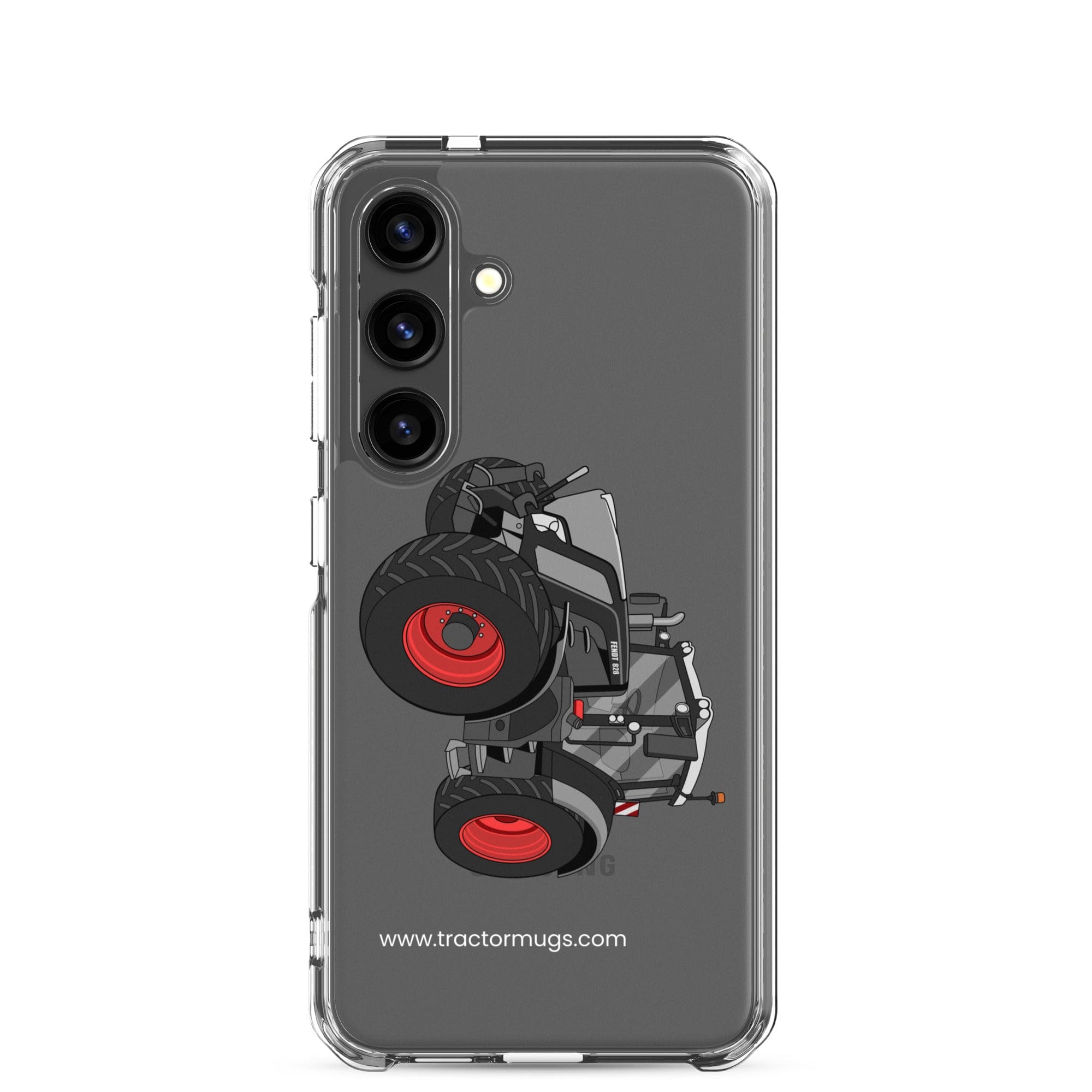 The Tractor Mugs Store Samsung Galaxy S24 Fendt 828 Profi Black Beauty | Clear Case for Samsung® Quality Farmers Merch