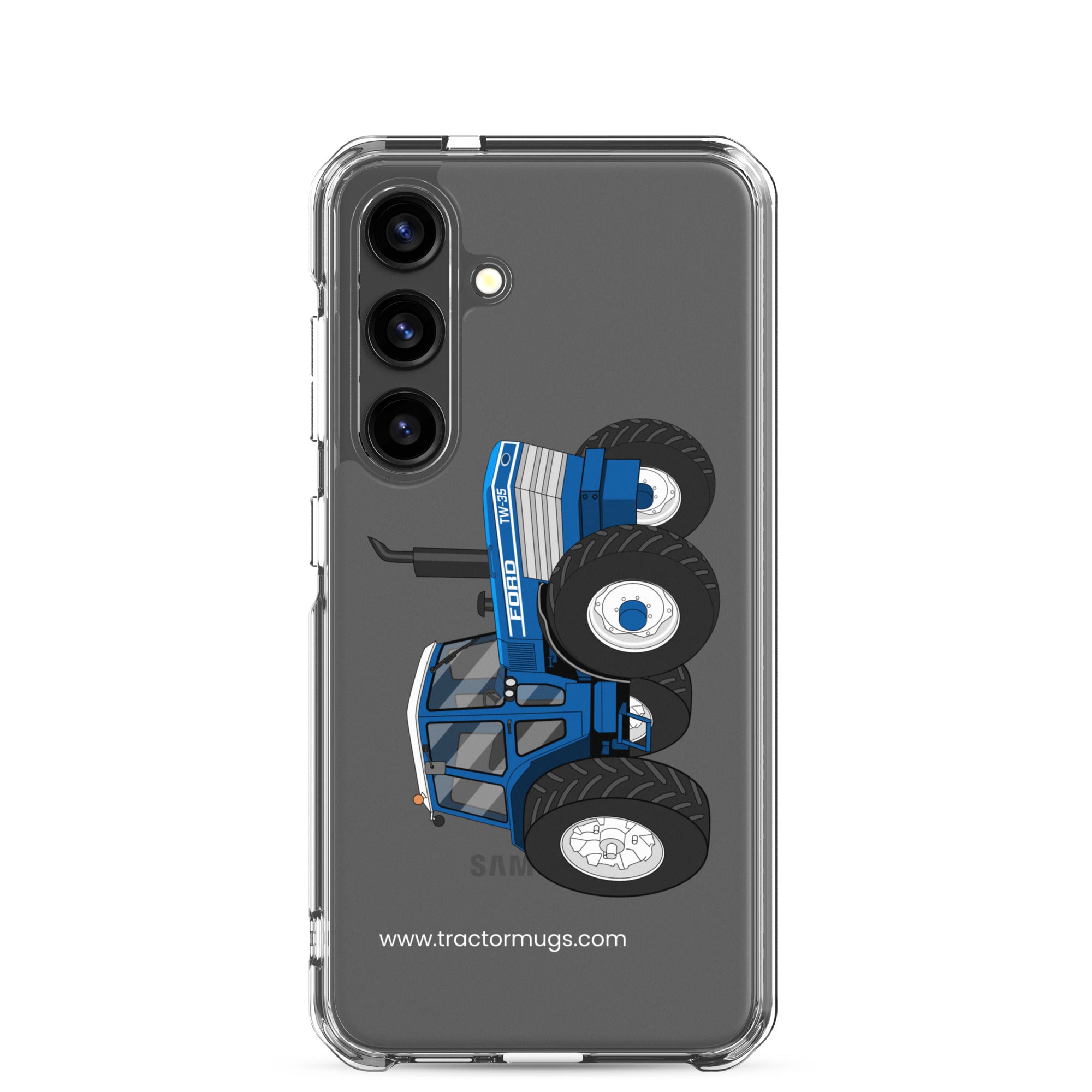 The Tractor Mugs Store Samsung Galaxy S24 Ford TW 35 | Clear Case for Samsung® Quality Farmers Merch