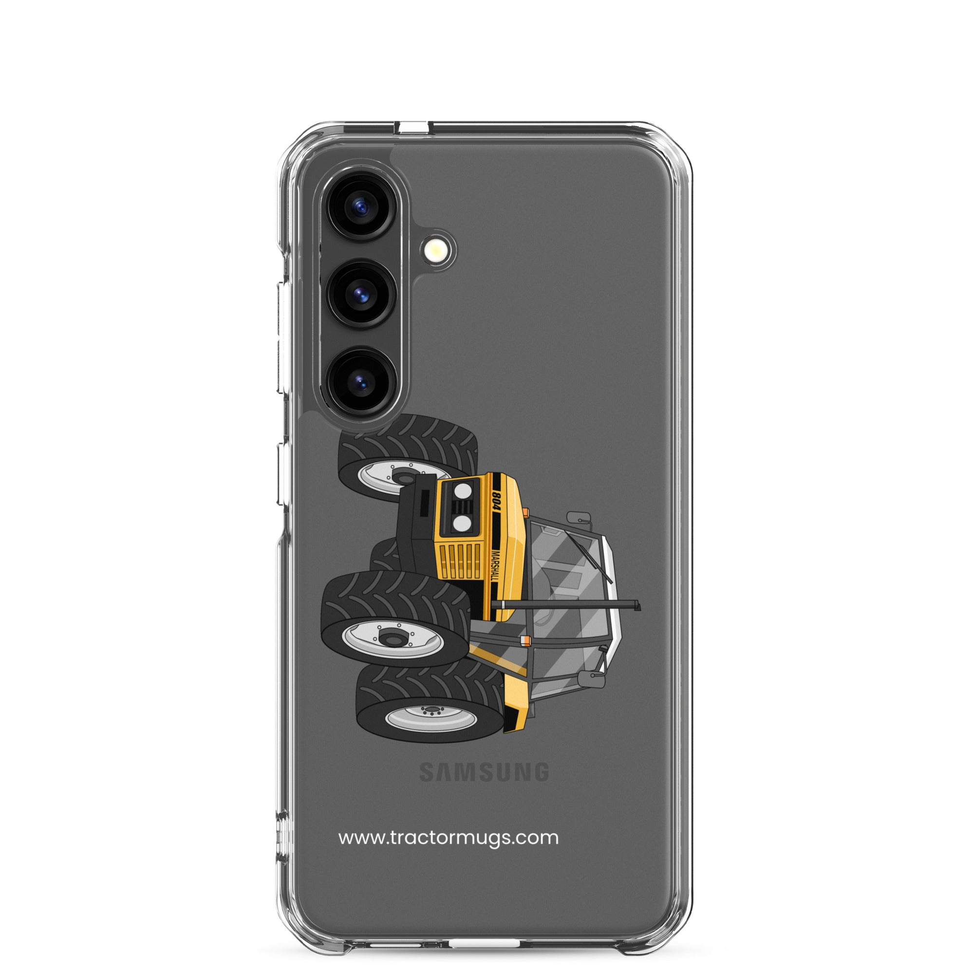 The Tractor Mugs Store Samsung Galaxy S24 Marshall 804 | Clear Case for Samsung® Quality Farmers Merch