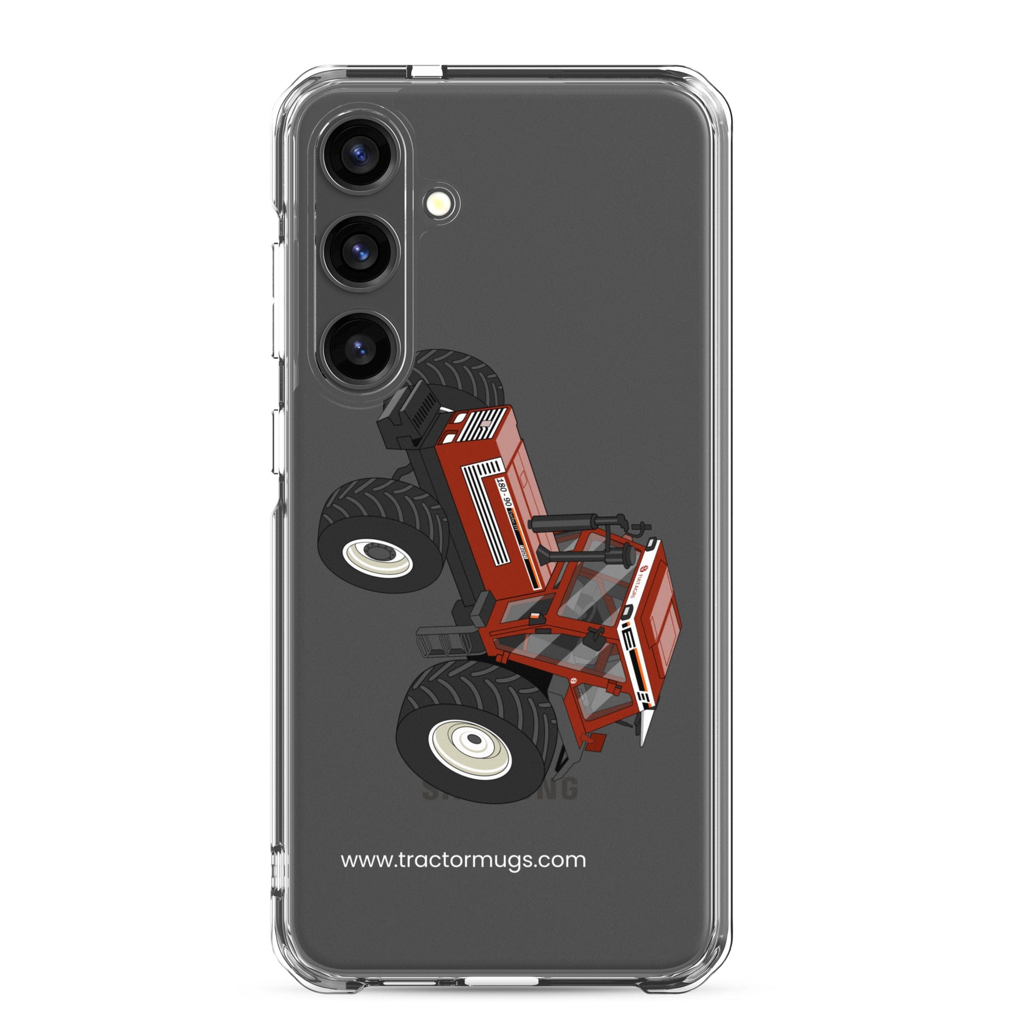 The Tractor Mugs Store Samsung Galaxy S24 Plus Fiat180-90 | Clear Case for Samsung® Quality Farmers Merch