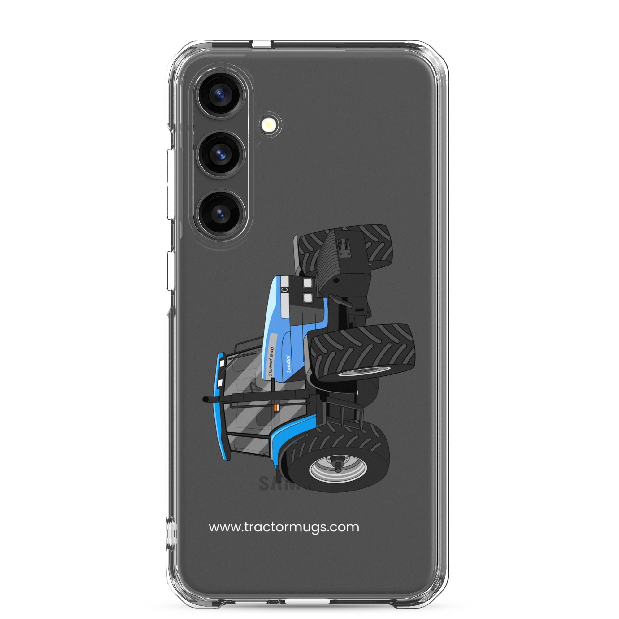 The Tractor Mugs Store Samsung Galaxy S24 Plus Landini Starland 240 | Clear Case for Samsung® Quality Farmers Merch