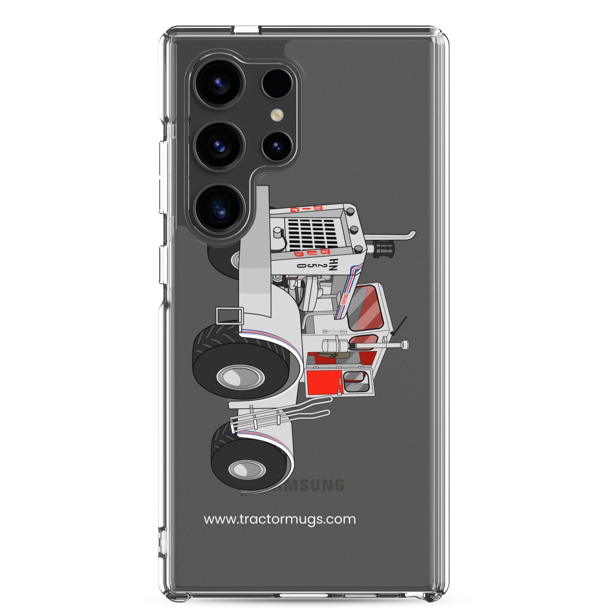 The Tractor Mugs Store Samsung Galaxy S24 Ultra Big Bud Tractor | Clear Case for Samsung® Quality Farmers Merch