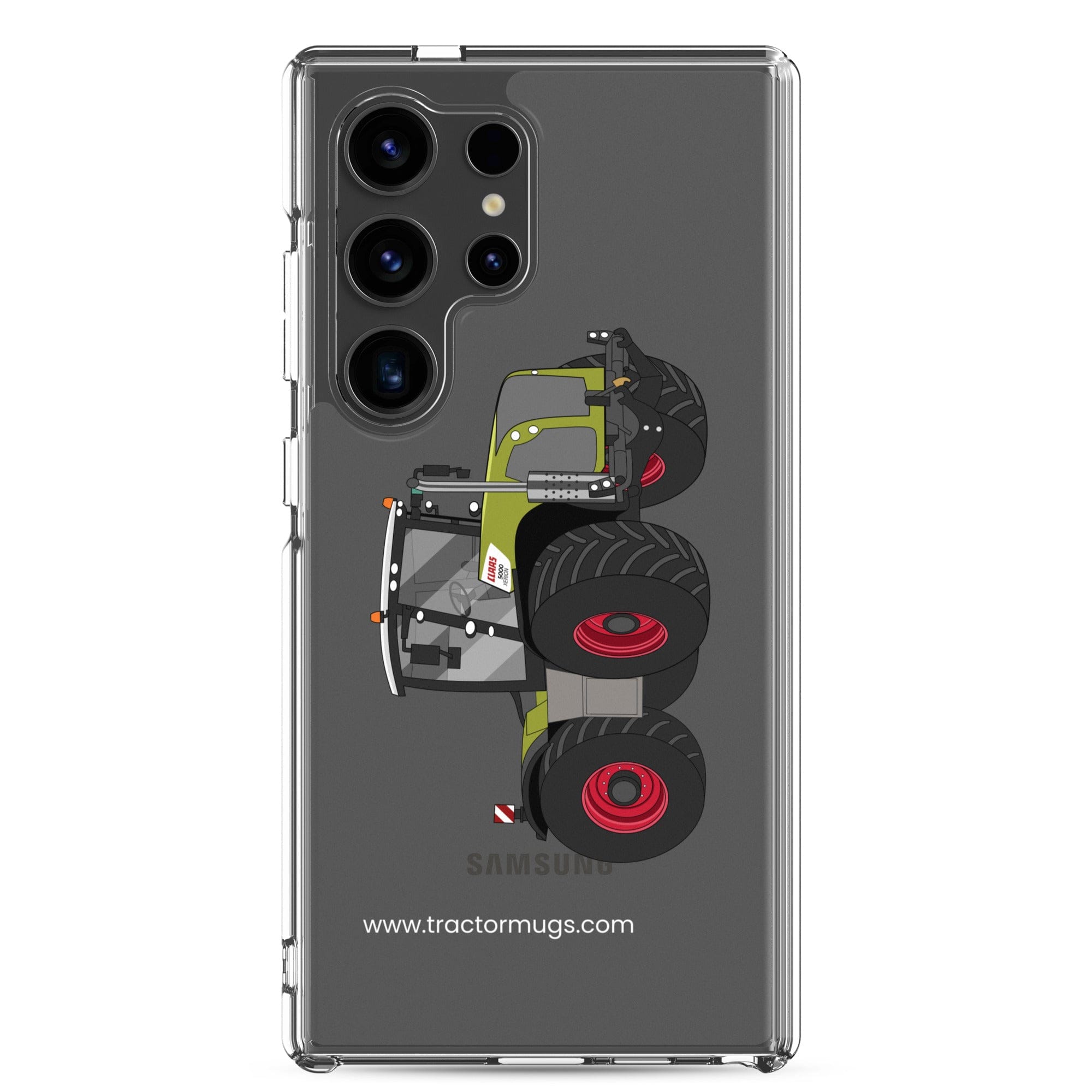 The Tractor Mugs Store Samsung Galaxy S24 Ultra Class Xerion 5000 Tractor VC | Clear Case for Samsung® Quality Farmers Merch